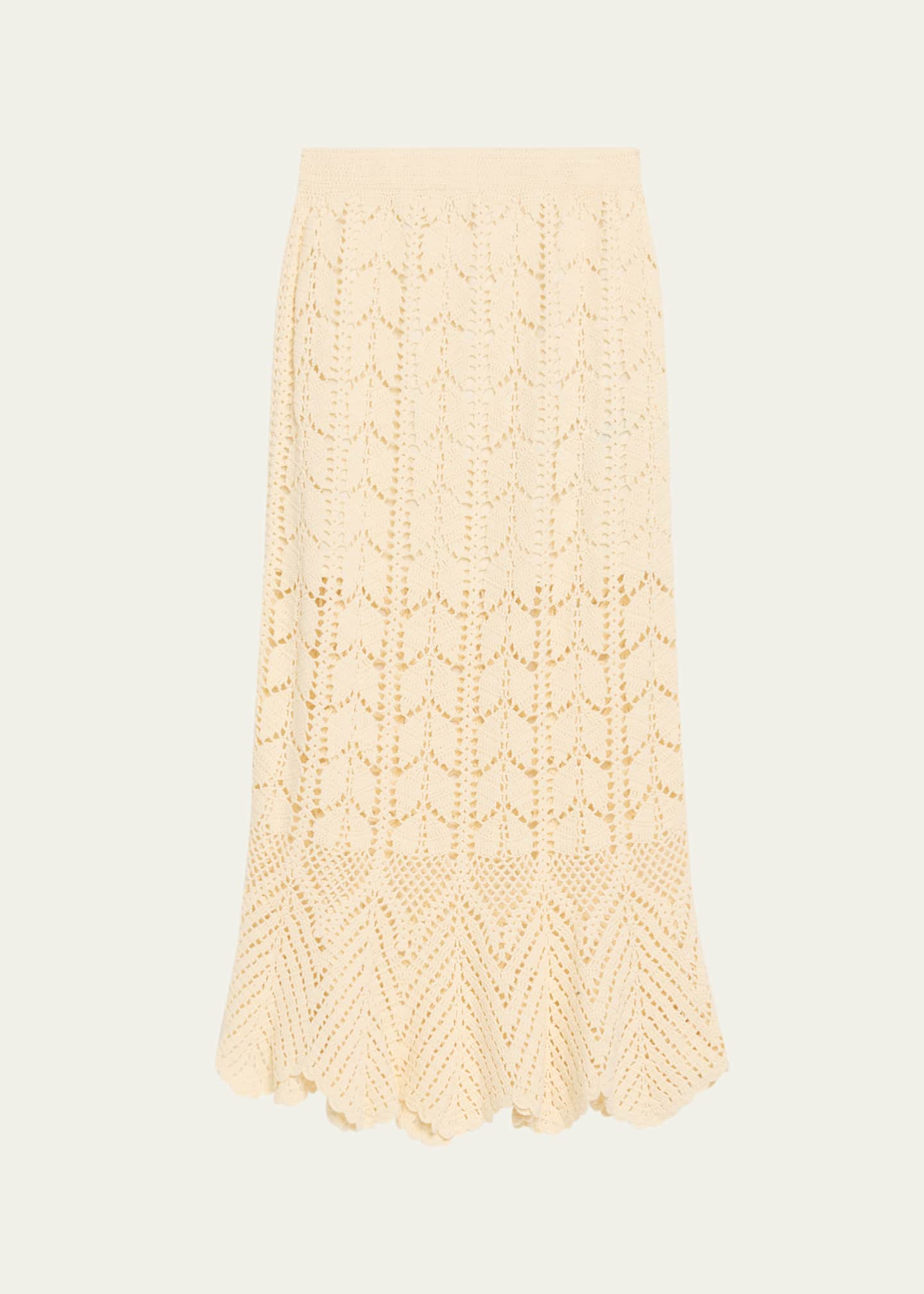 Zimmermann Awaken Lace Crochet Maxi Skirt - Bergdorf Goodman
