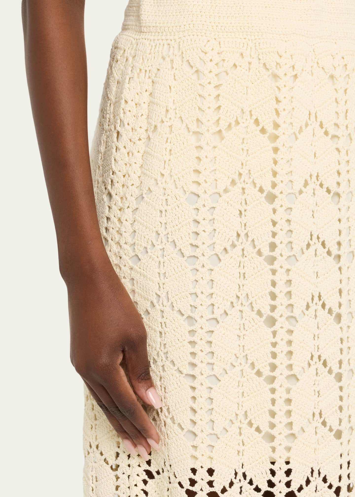 Zimmermann Awaken Lace Crochet Maxi Skirt - Bergdorf Goodman
