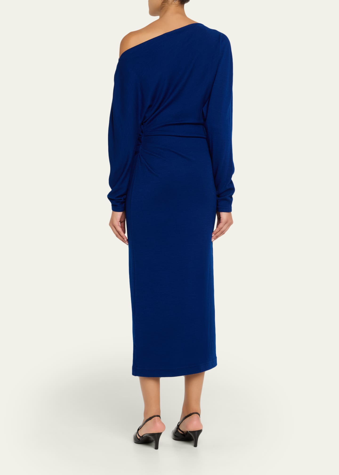 A.L.C. Women's Sonny Knit Midi Dress in Yves Blue, Size XS