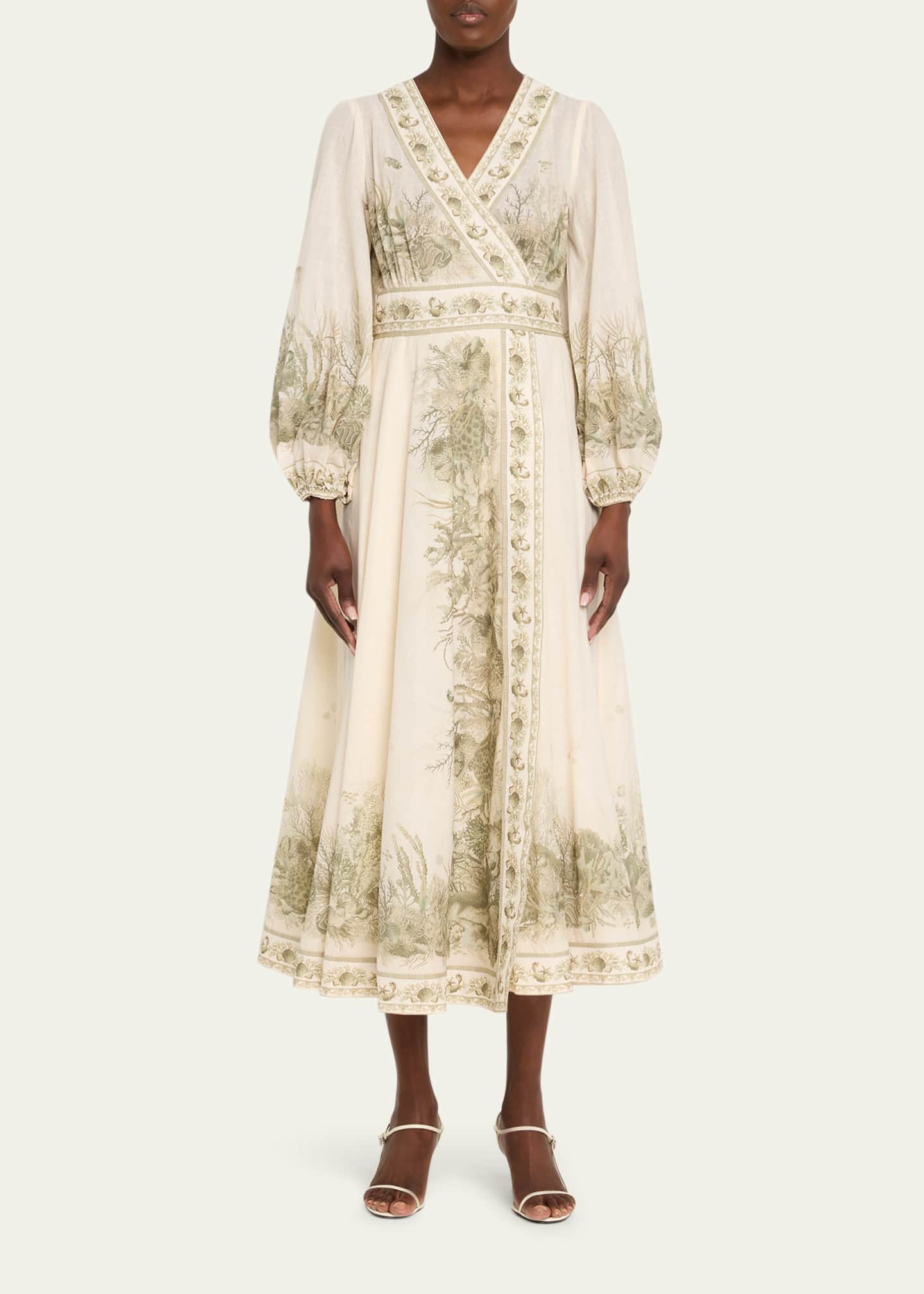zimmermann golden surfer midi dress Zimmermann Golden Surfer Dress – WMIYHire