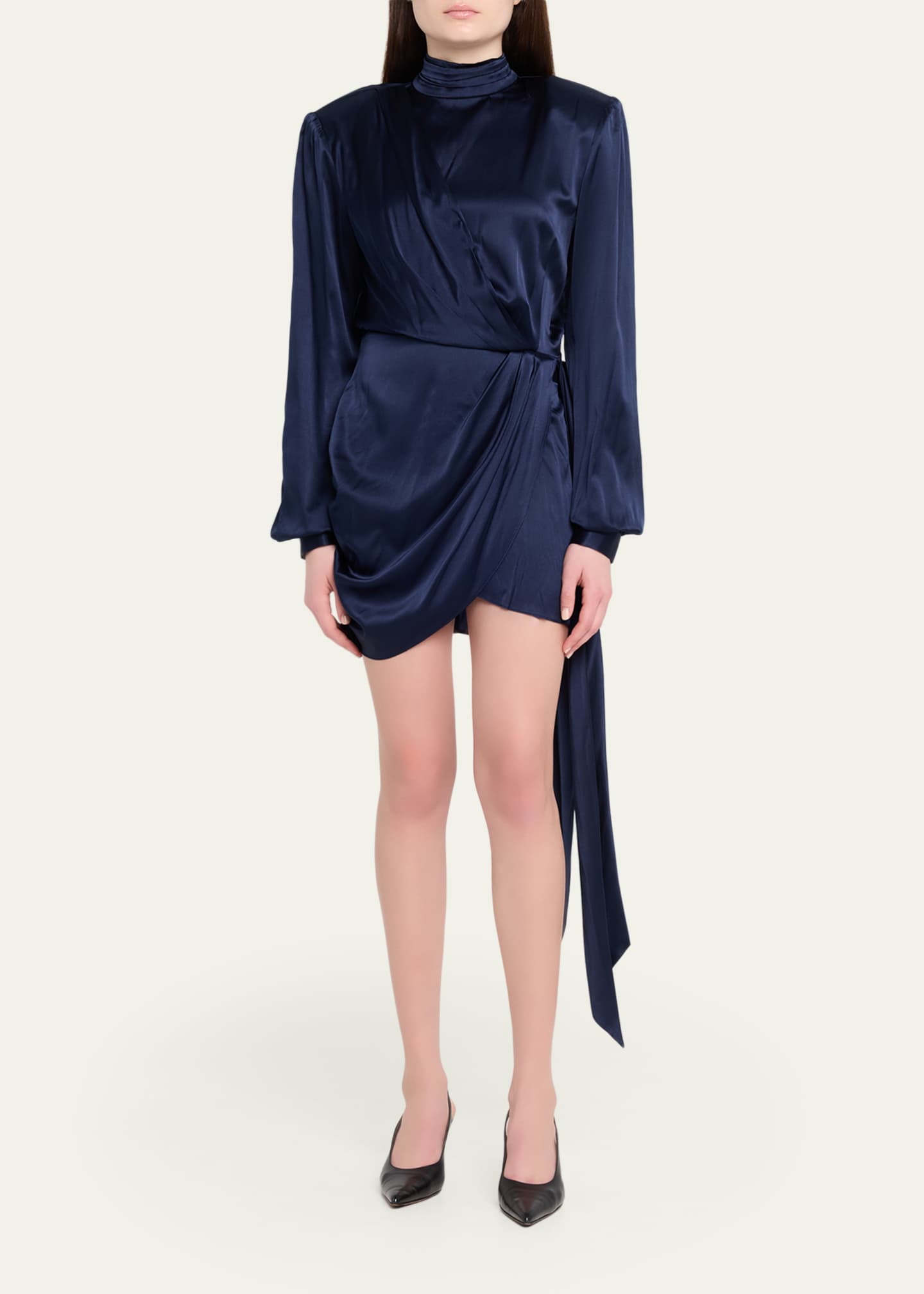 square neck satin mini dress Duntery Square Neck Sleeveless A-line Satin Mini Dresses