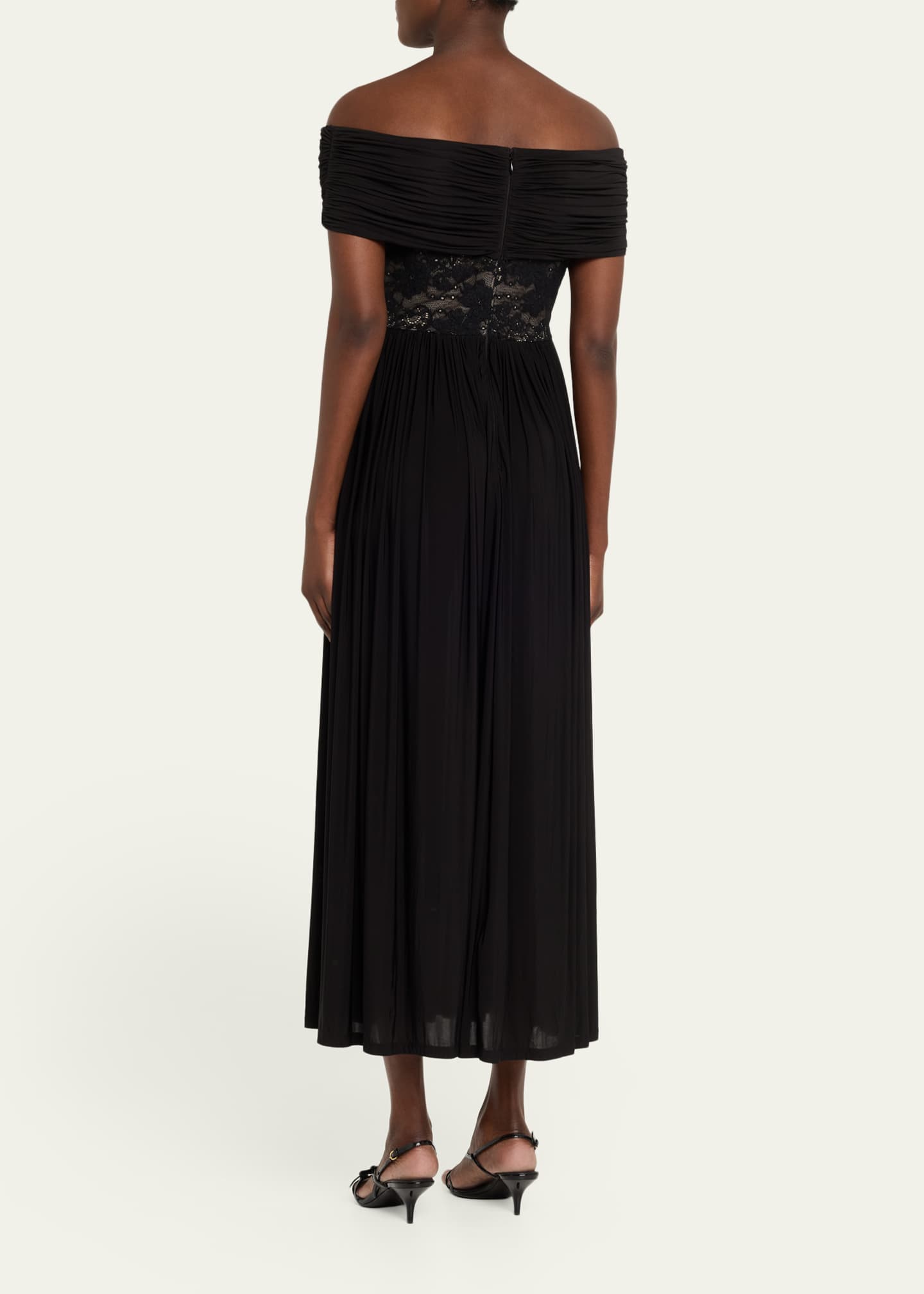 Zimmermann Rebellion Lace Off-Shoulder Dress - Bergdorf Goodman