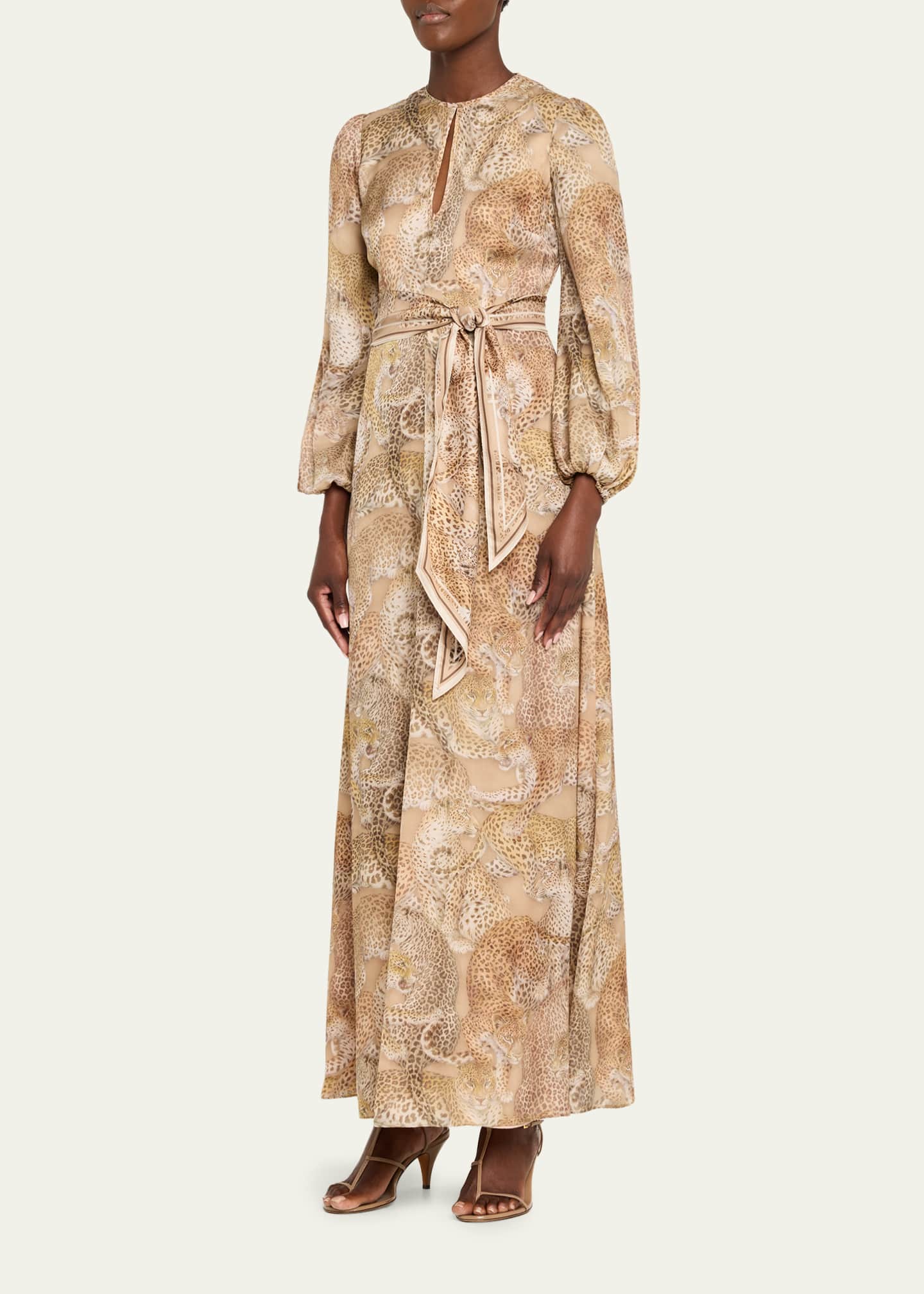 jacquard dress long Square Neck Drop Waist Floral Jacquard Dress In Blue Multi, Blue Multi / Regular / 20