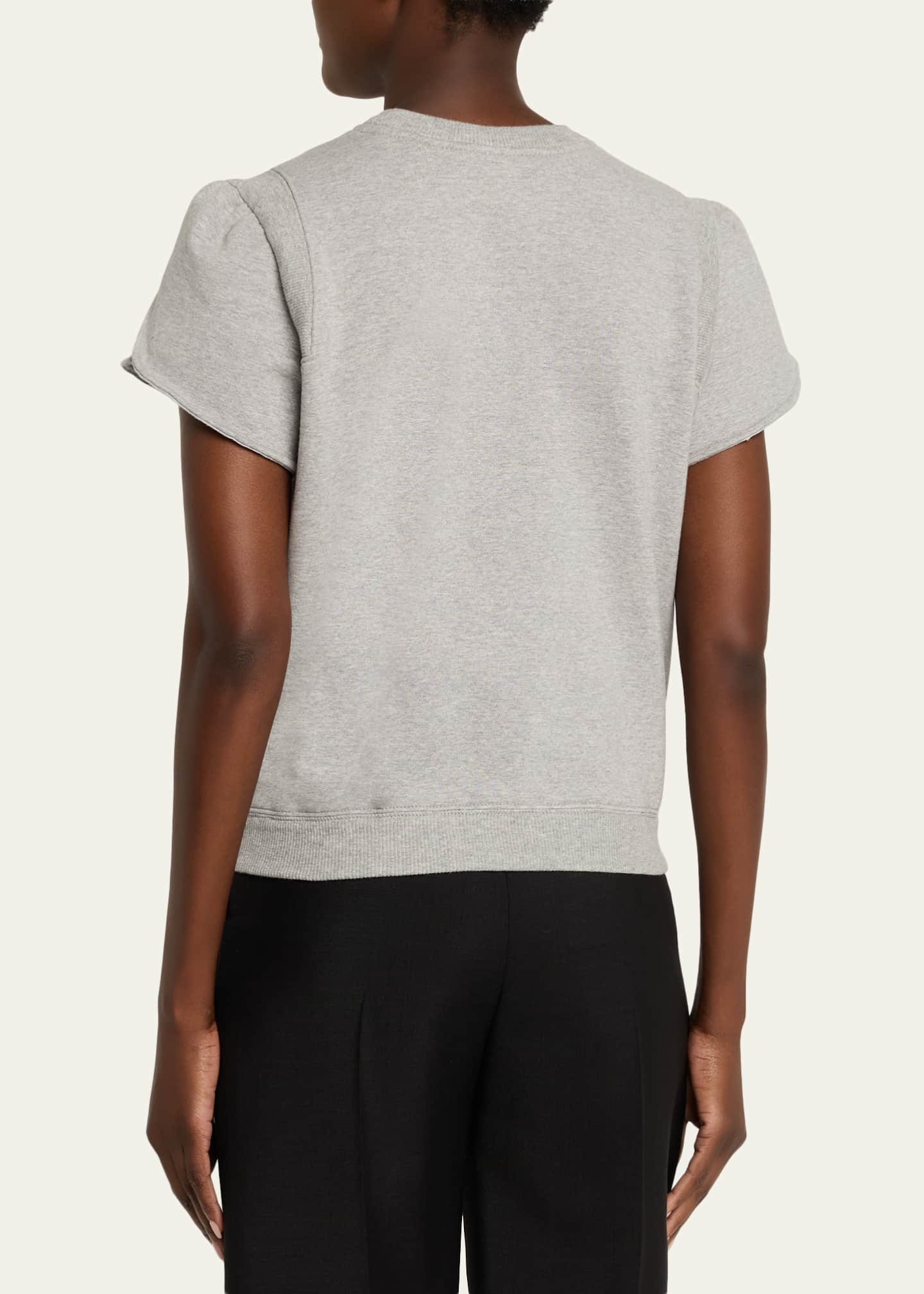 Phillip Lim トレーナー 3.1 Phillip Lim Cropped Sweatshirt with Inseam Snaps | Shopbop