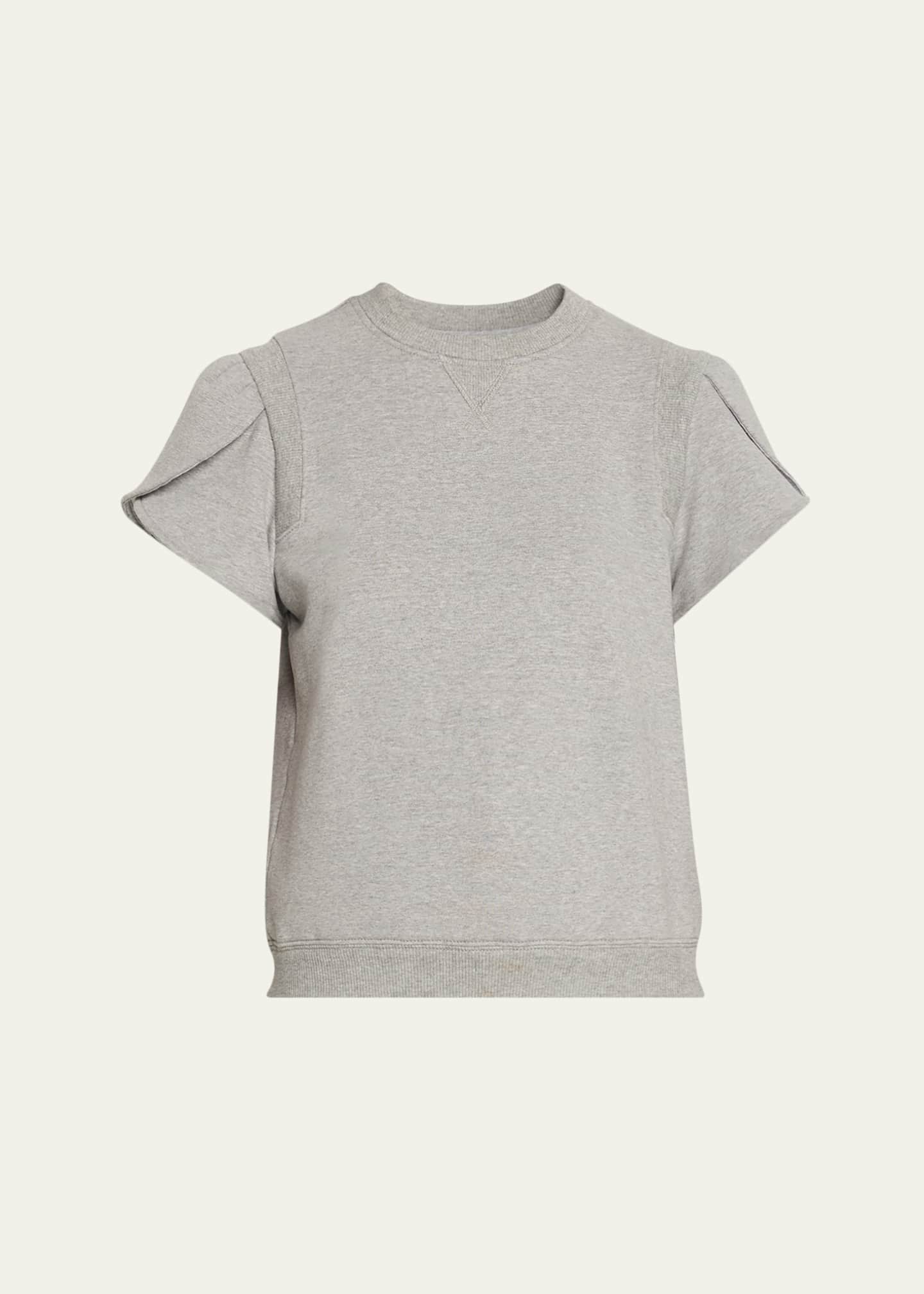3.1 Phillip Lim French Terry Tulip-Sleeve Sweatshirt - Bergdorf