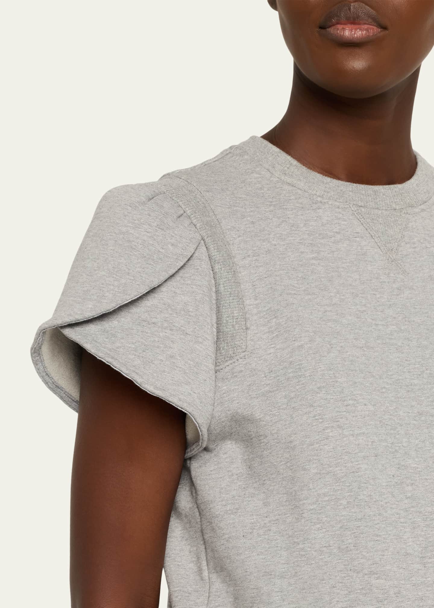 3.1 Phillip Lim French Terry Tulip-Sleeve Sweatshirt - Bergdorf