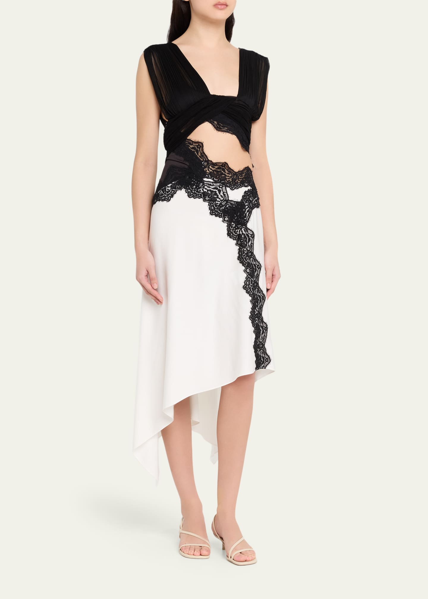 Christopher Esber Baile Wrapped Tulle Tank Dress - Bergdorf Goodman