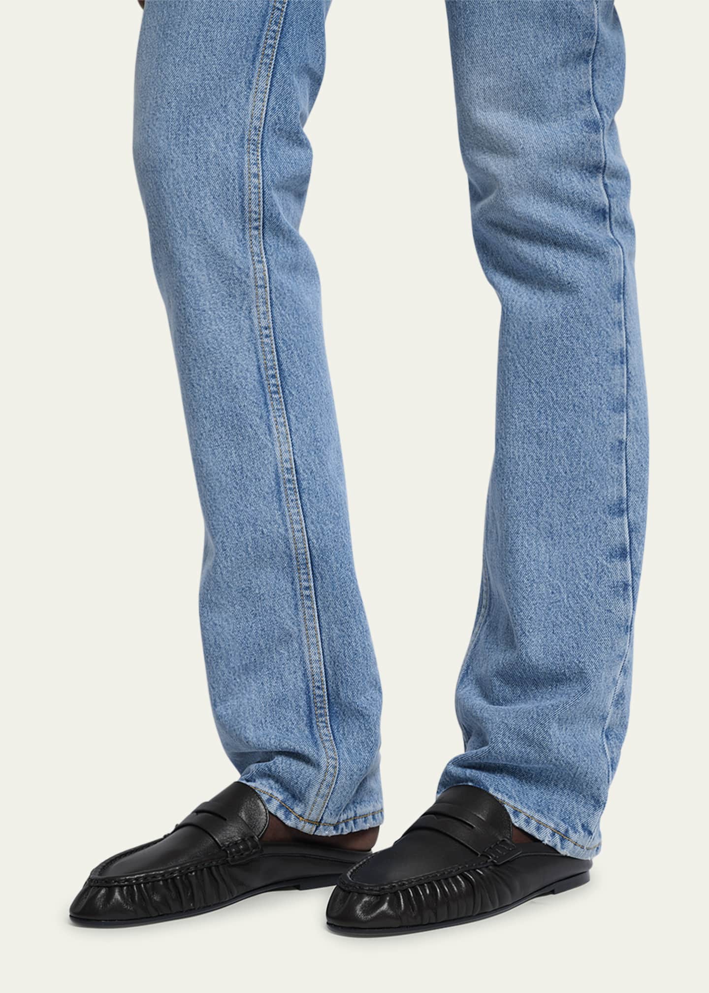 Le Loafer Leather Penny Loafer Mules