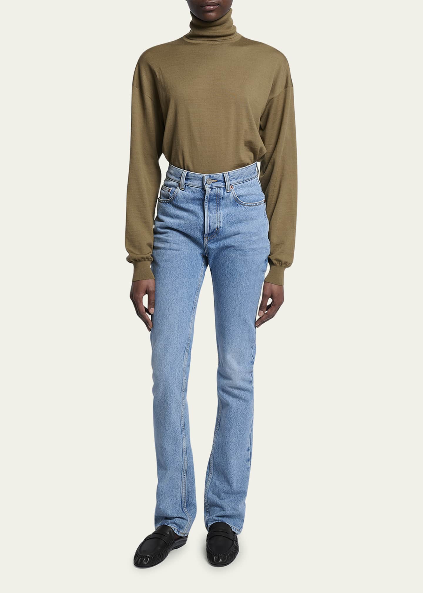 Le Loafer Leather Penny Loafer Mules