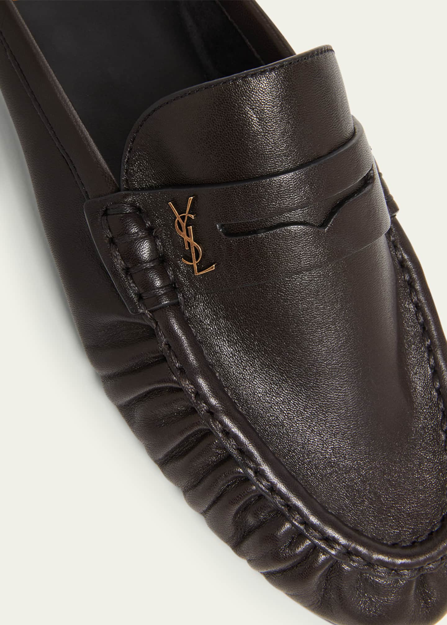 Le Loafer Leather Penny Loafer Mules