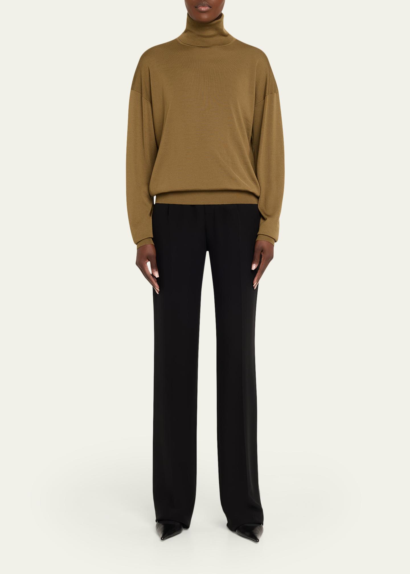 Saint Laurent Wool Turtleneck Sweater - Bergdorf Goodman