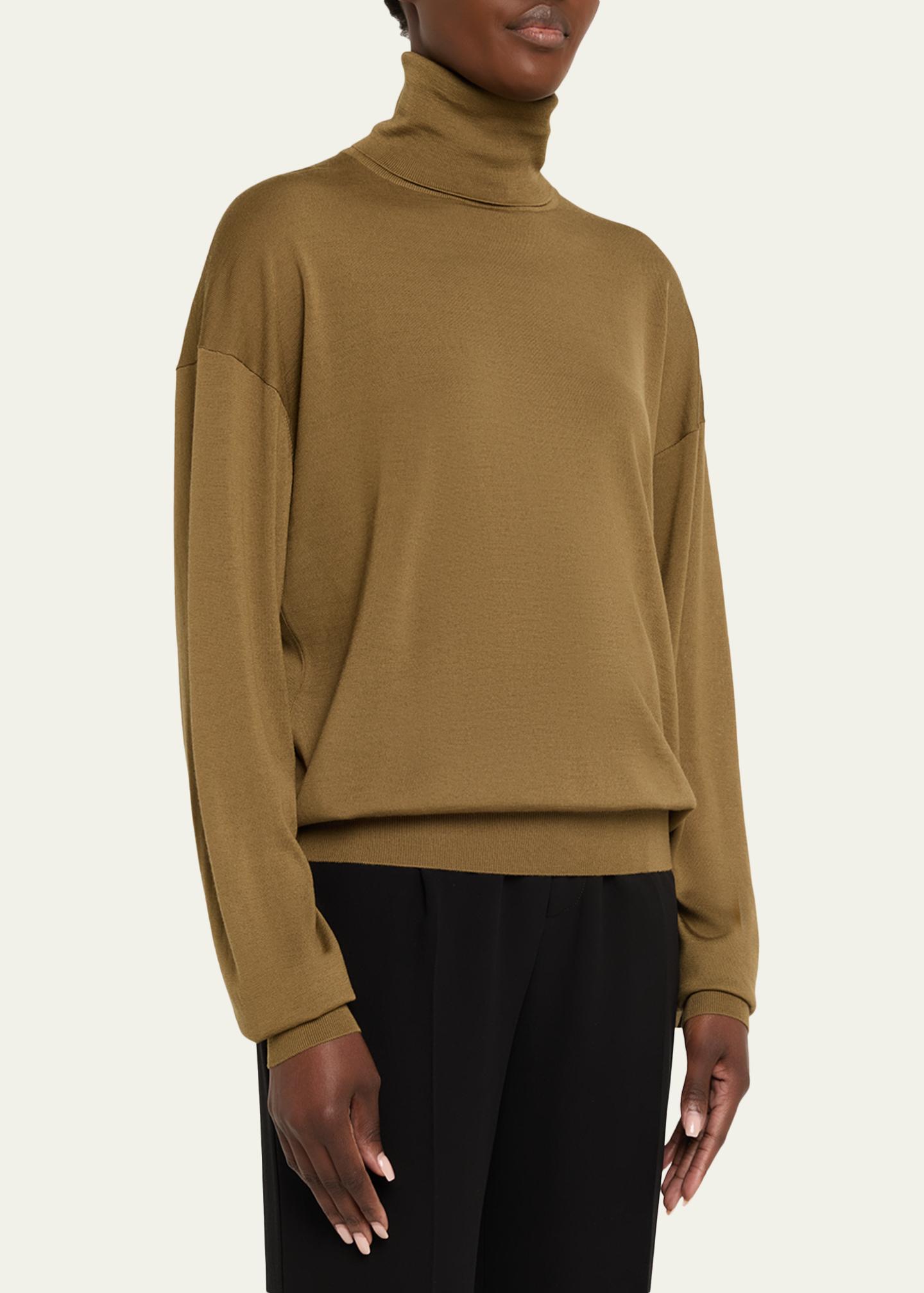 Saint Laurent Wool Turtleneck Sweater - Bergdorf Goodman