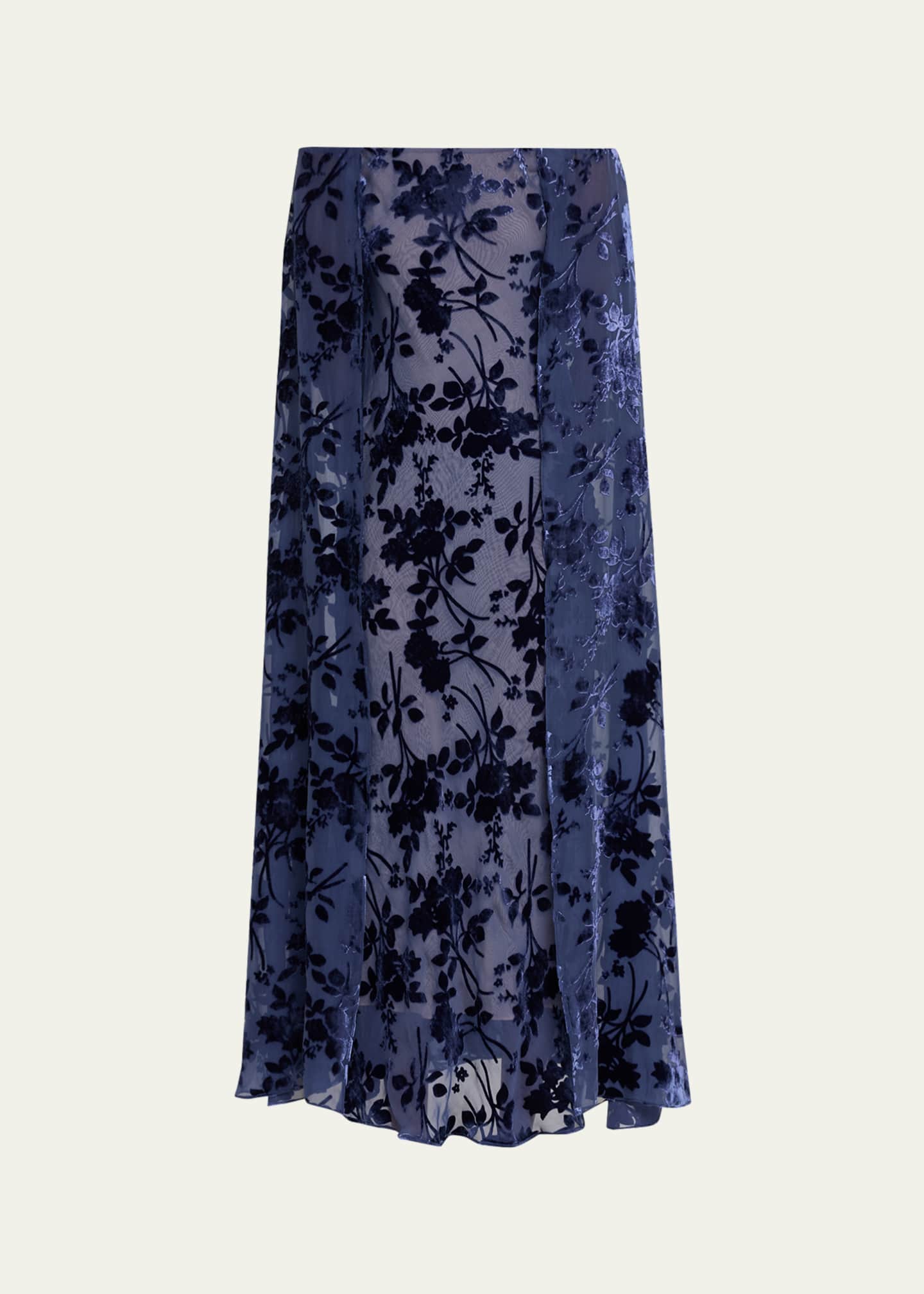 peppermayo blue floral dress Pyper Off Shoulder Maxi Dress main image 0