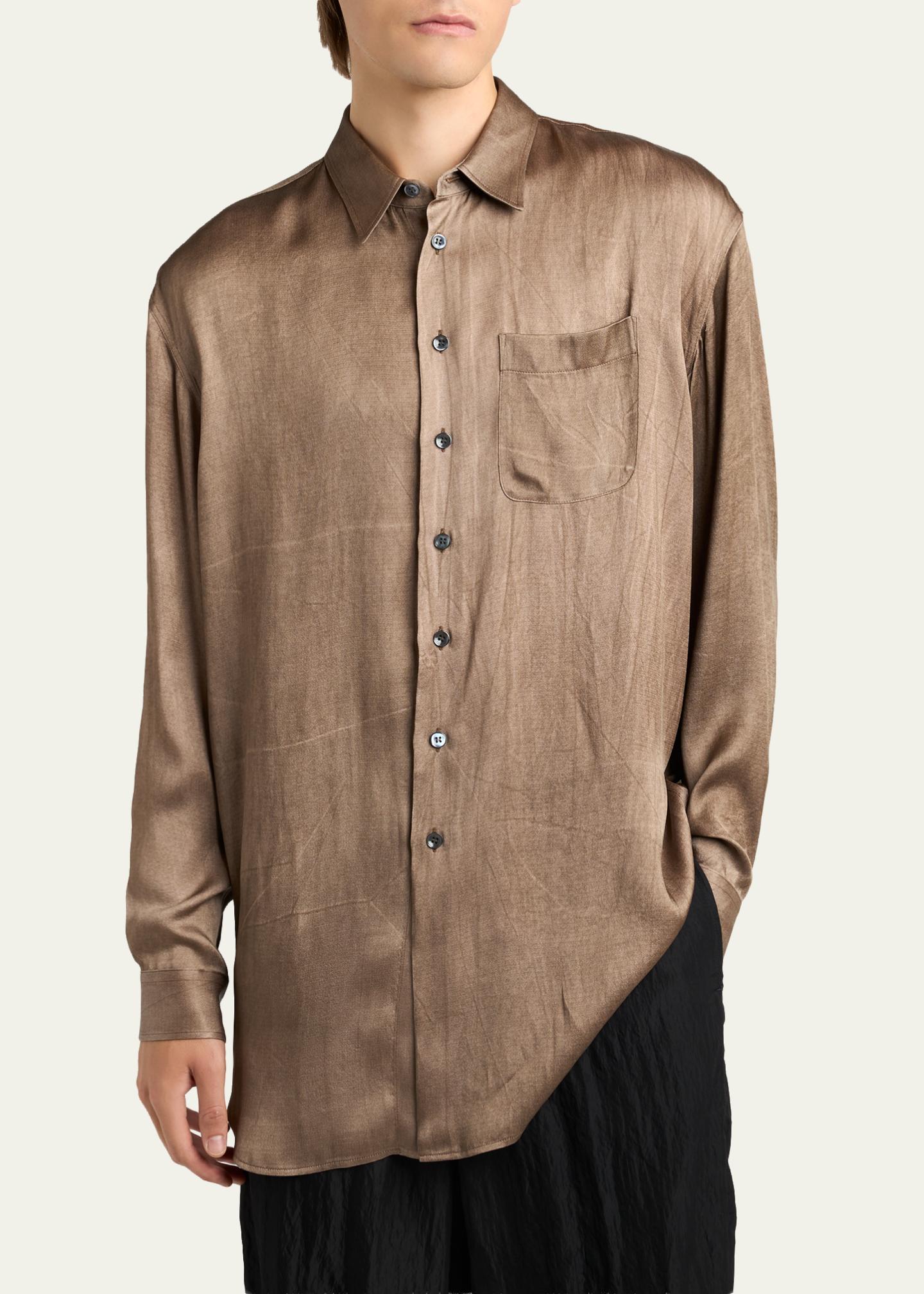 armani dress shirt Giorgio & Kith Short Sleeve Button Up Nuances that combine with exquisite fabrics and fluid shapes that express a great sense of modernity in perfect Giorgio Armani style. Emporio Armani Shirt in Linen