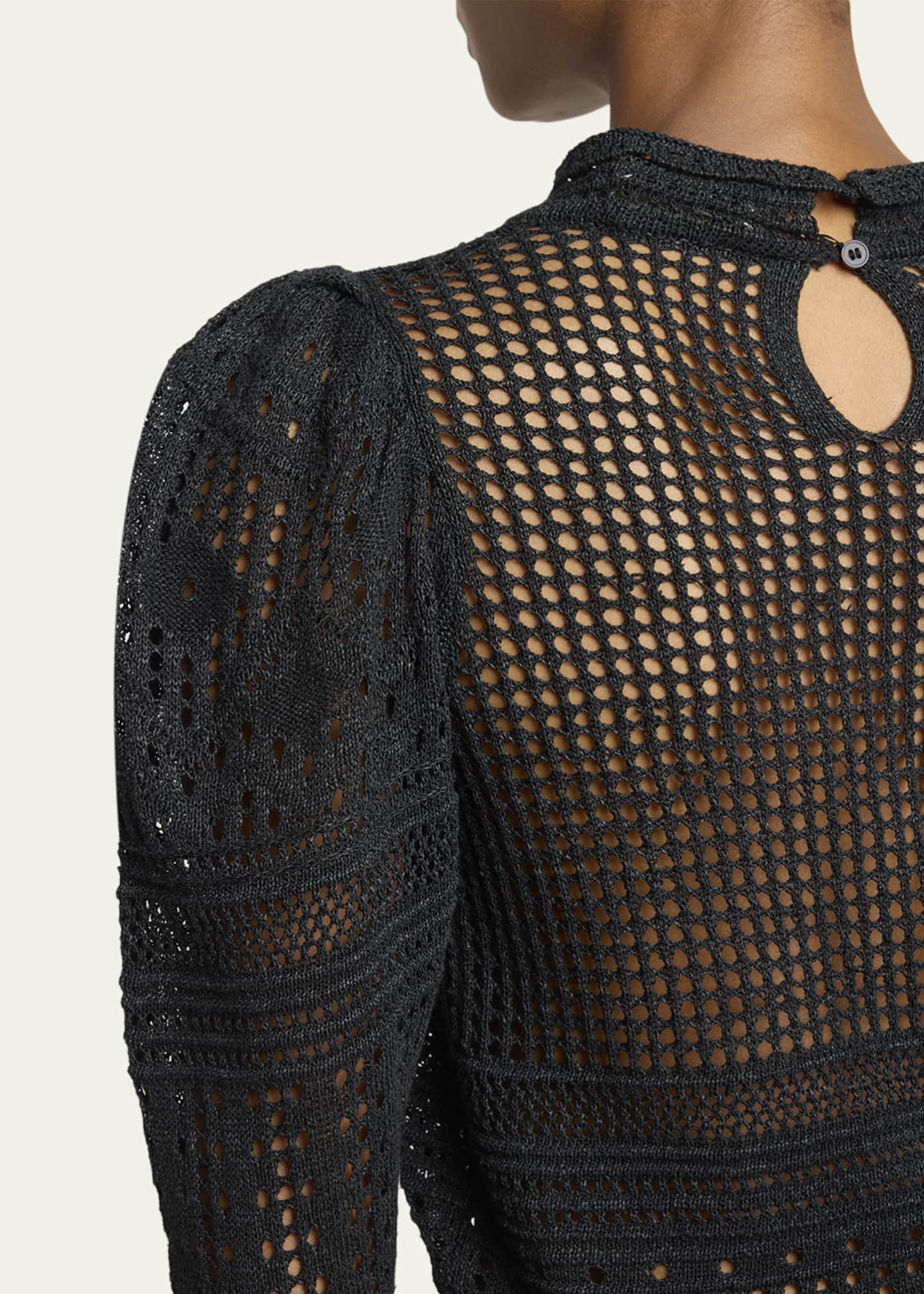 Isabel Marant Dahara Open-Knit Top - Bergdorf Goodman
