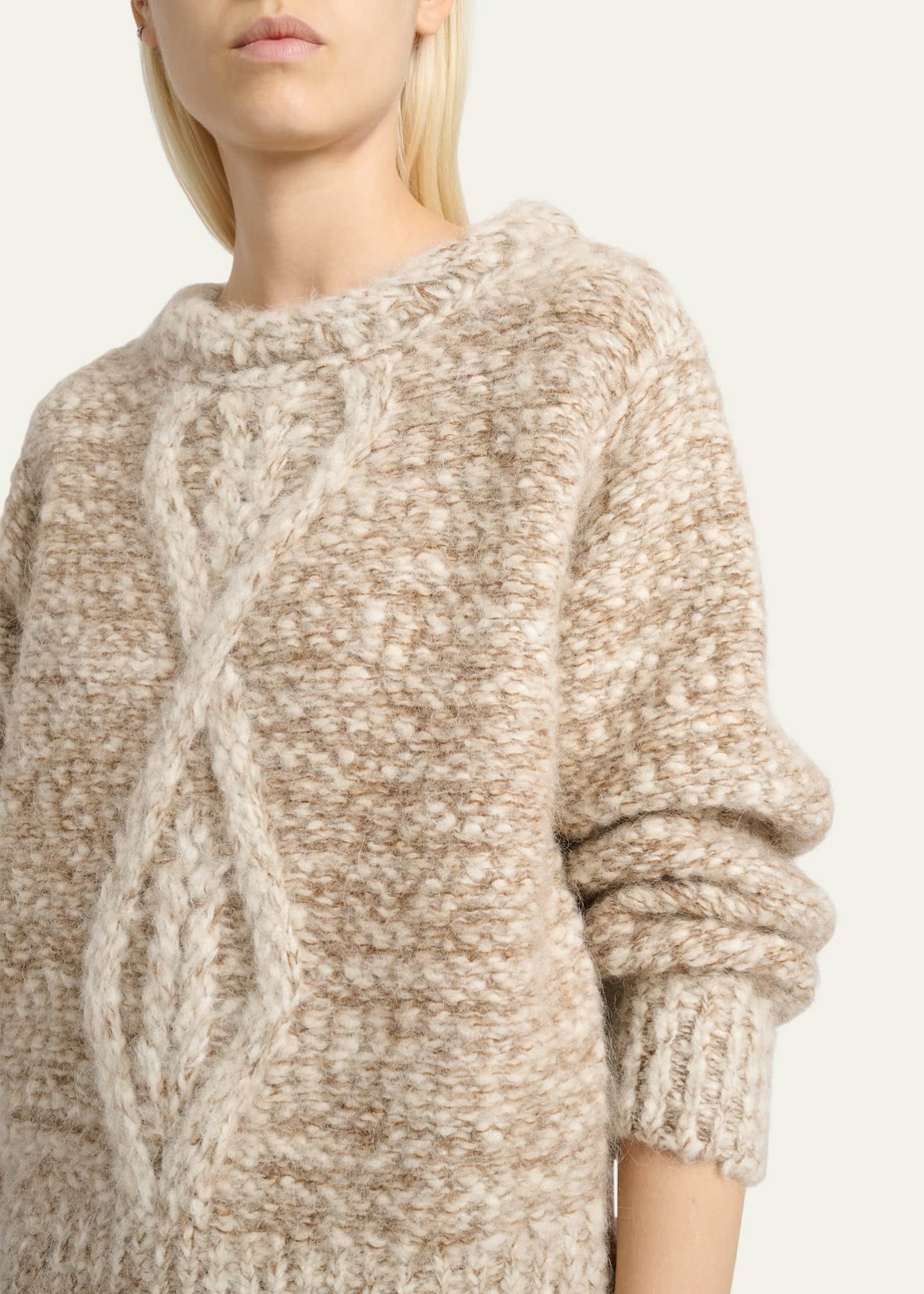 Isabel Marant Dorota Cable-Knit Sweater - Bergdorf Goodman
