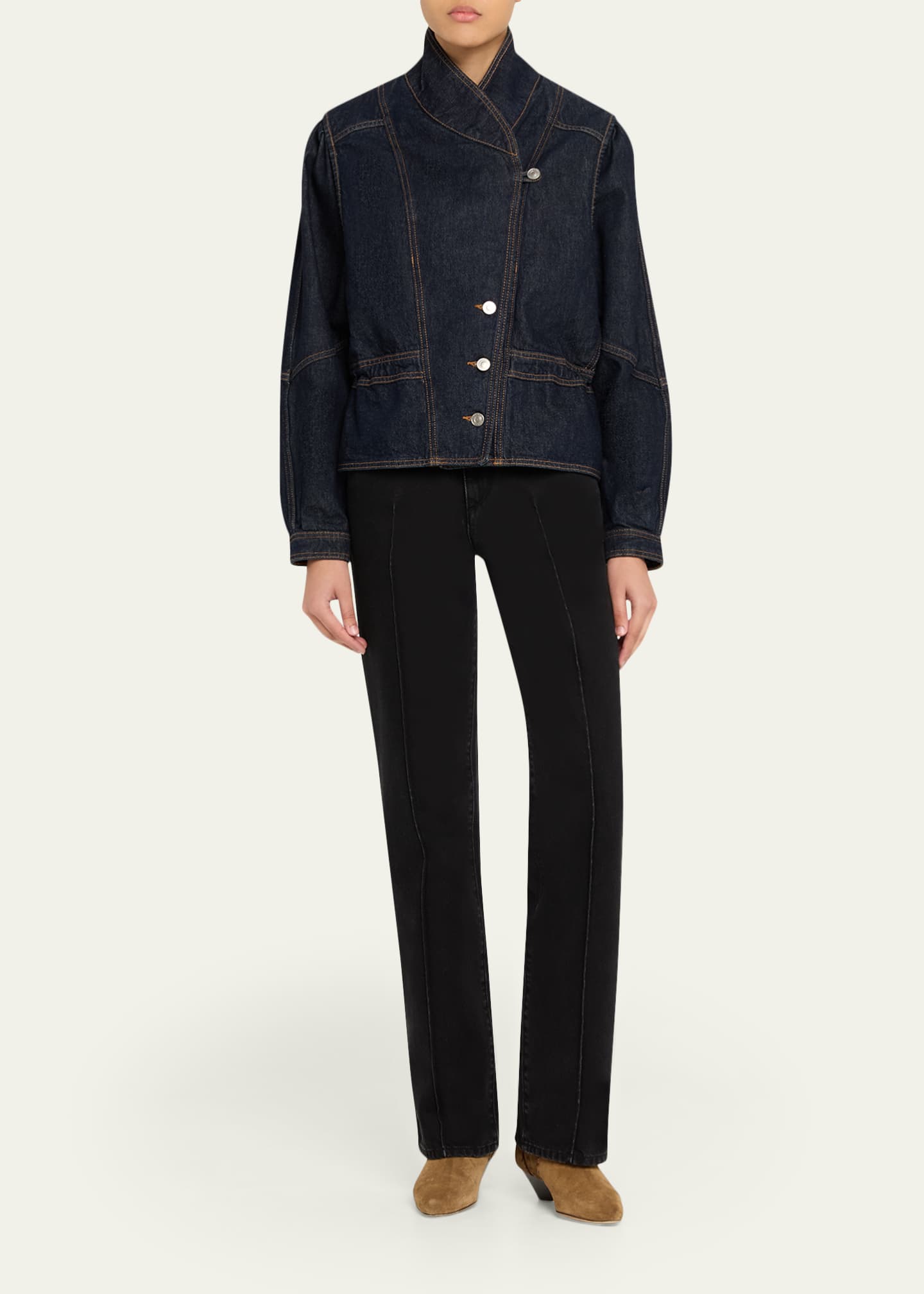 Isabel Marant Dolie Denim Jacket - Bergdorf Goodman