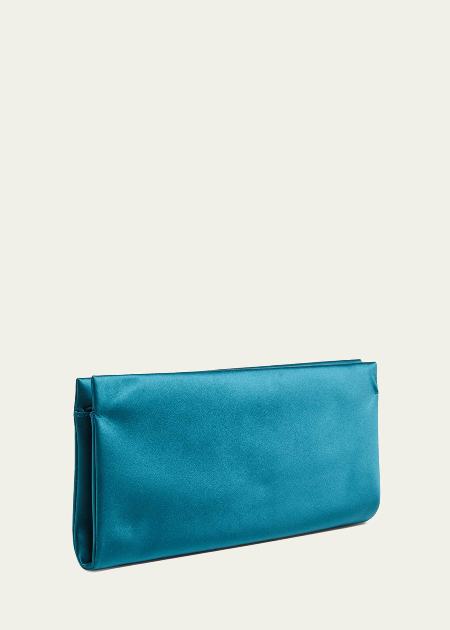 Soft YSL Clutch Bag in Satin