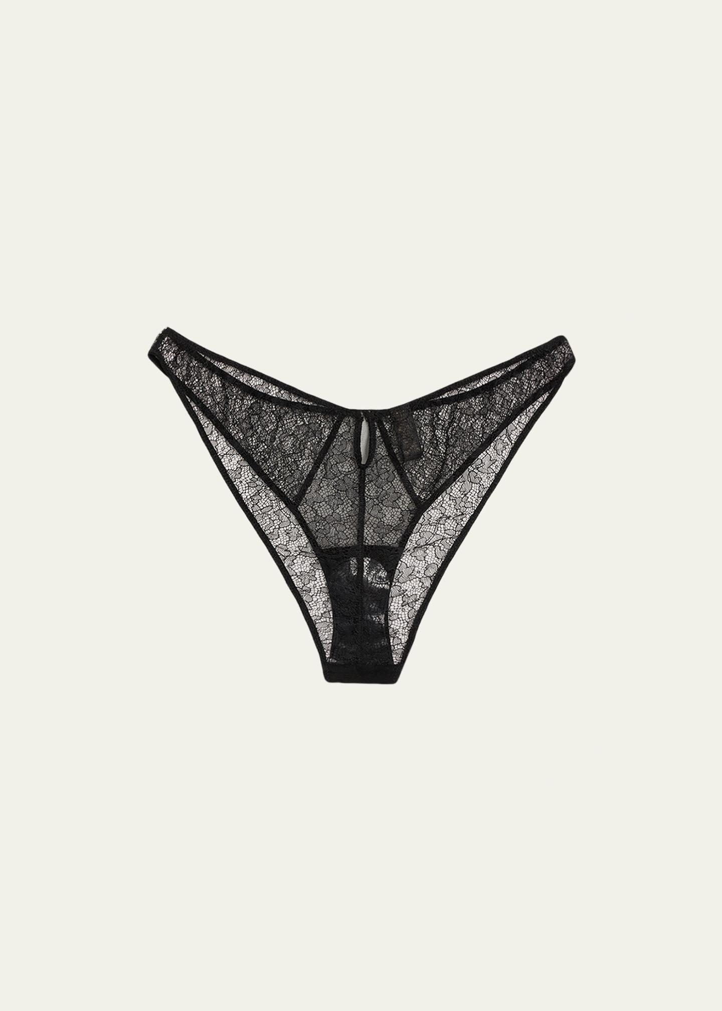 Kiki De Montparnasse Petite Fleur Floral Lace Panties - Bergdorf Goodman