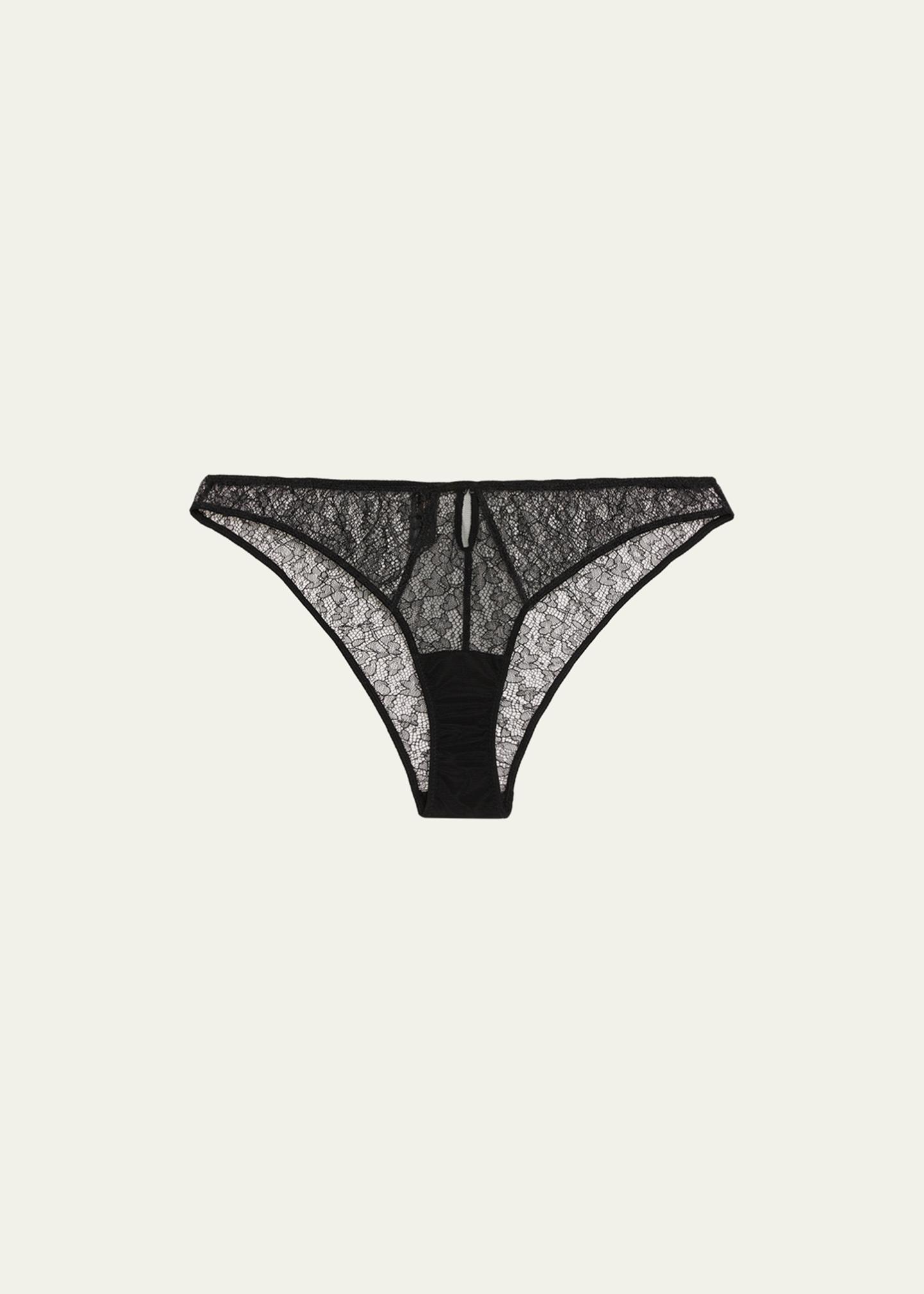 Kiki De Montparnasse Petite Fleur Floral Lace Panties - Bergdorf Goodman
