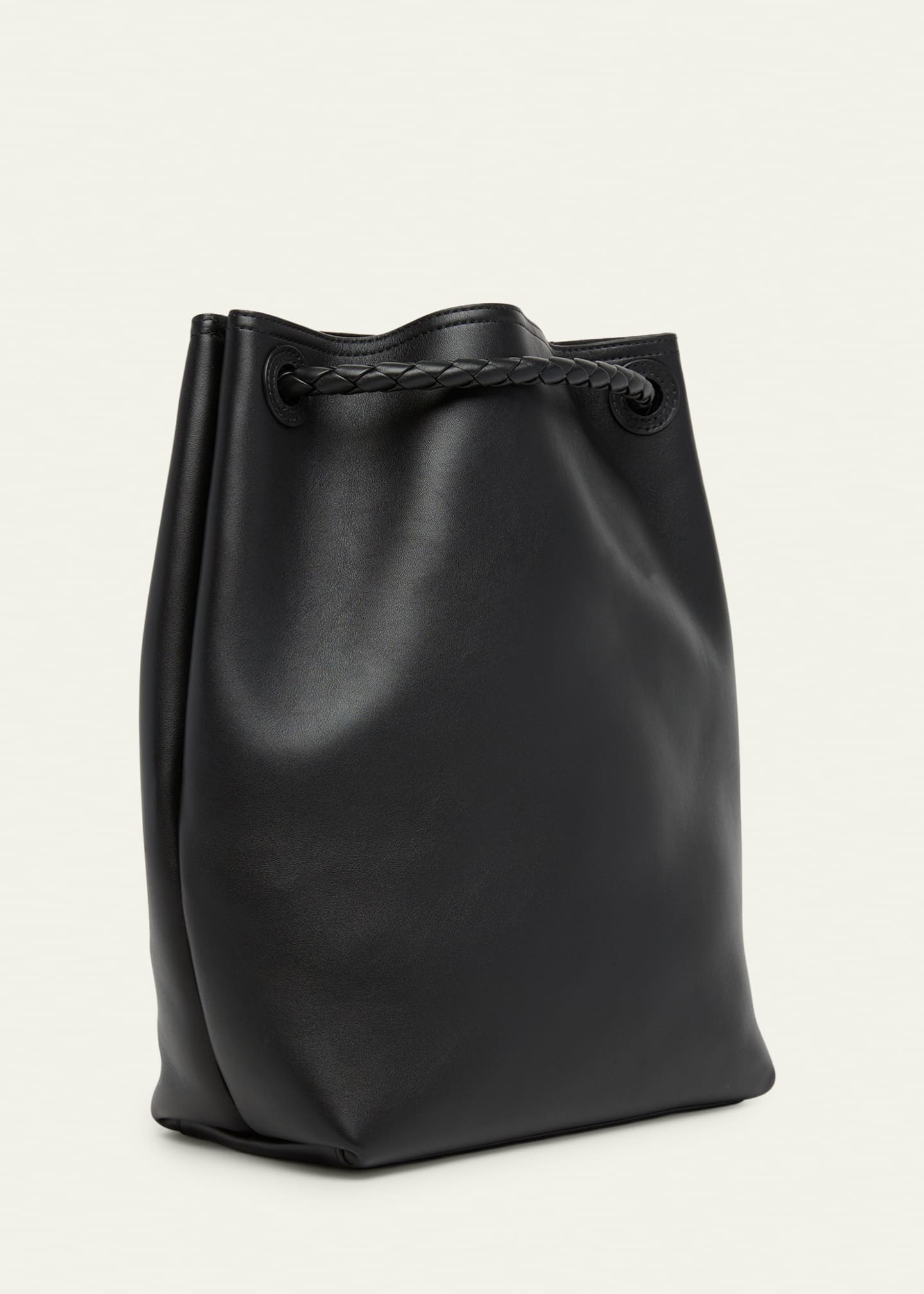 Bottega Veneta Borsa Leather Shoulder Bag - Bergdorf Goodman