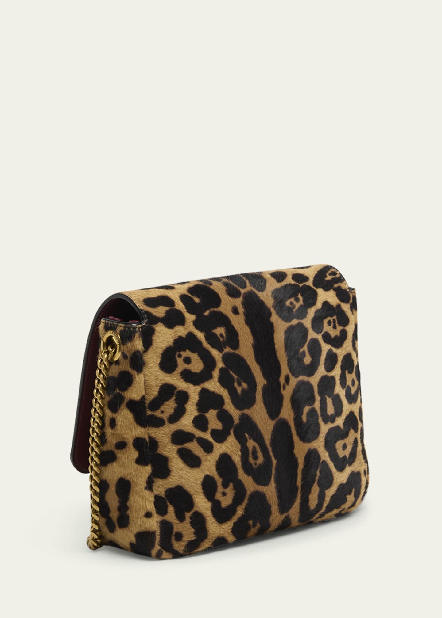 Saint Laurent Kate YSL Shoulder Bag in LeopardPrint Calf Hair — free download