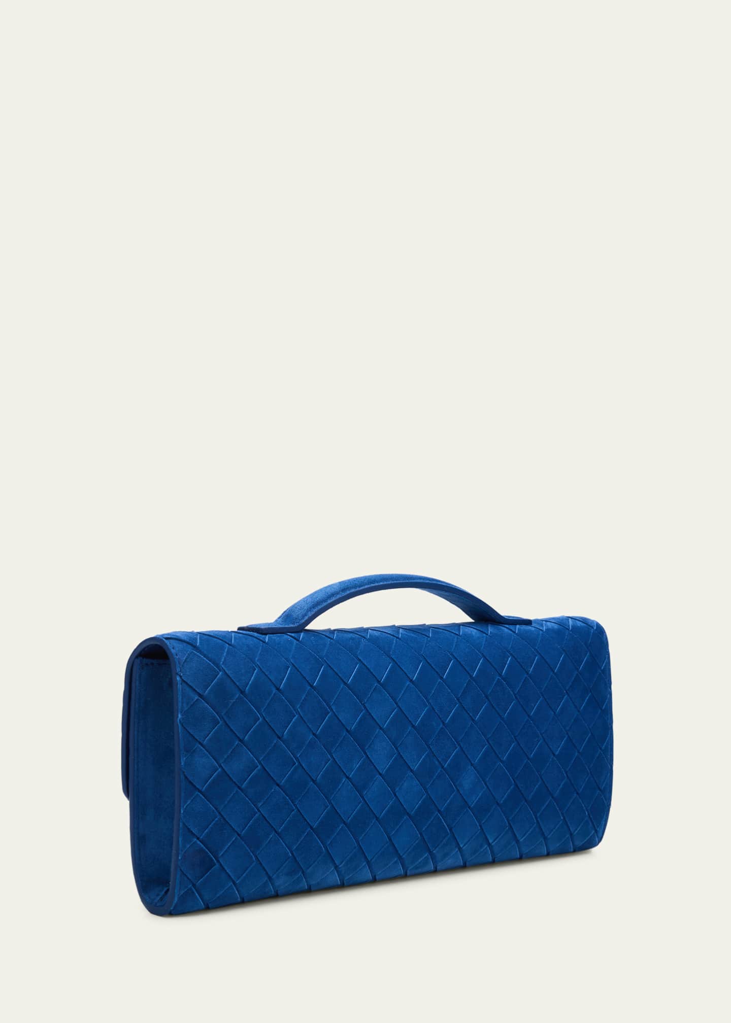 Bottega Veneta Andiamo Leather Clutch Bag - Bergdorf Goodman
