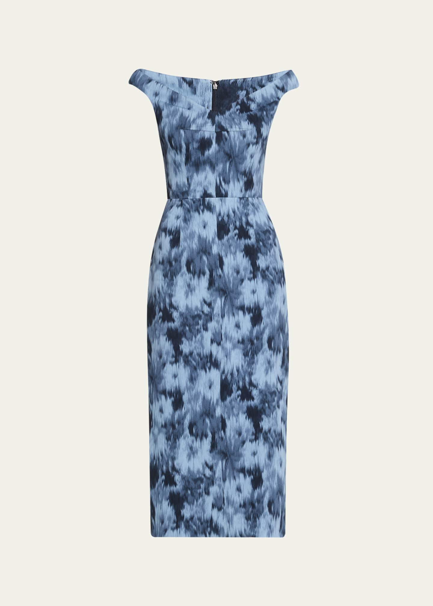 knee length dresses for ladies Metallic Twisted Front Mermaid Cocktail