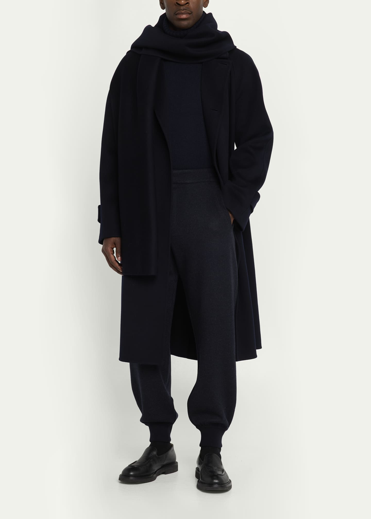 Loro Piana Men's Rio Bodro Jersey Novalis Pants - Bergdorf Goodman