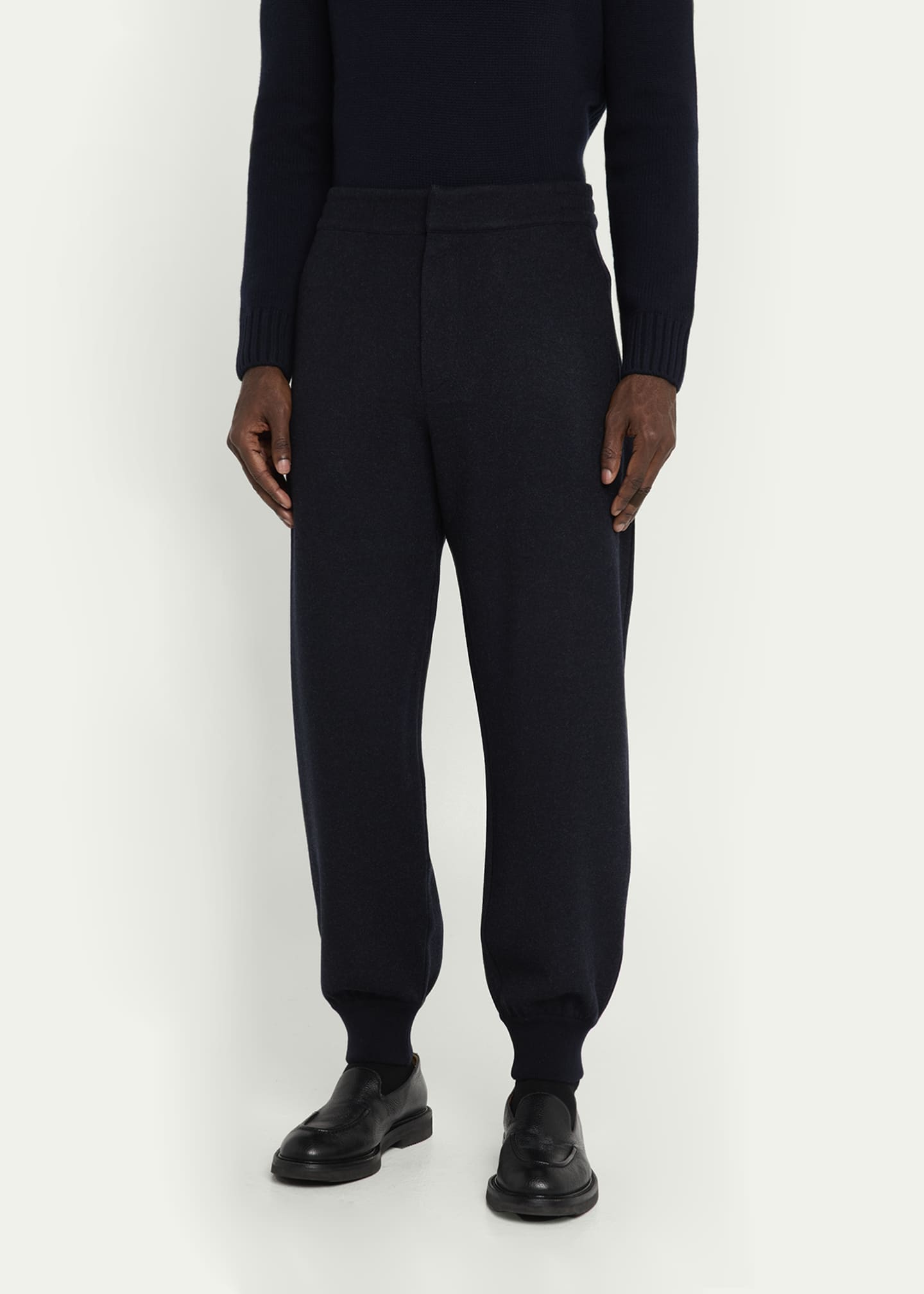 Loro Piana Men's Rio Bodro Jersey Novalis Pants - Bergdorf Goodman