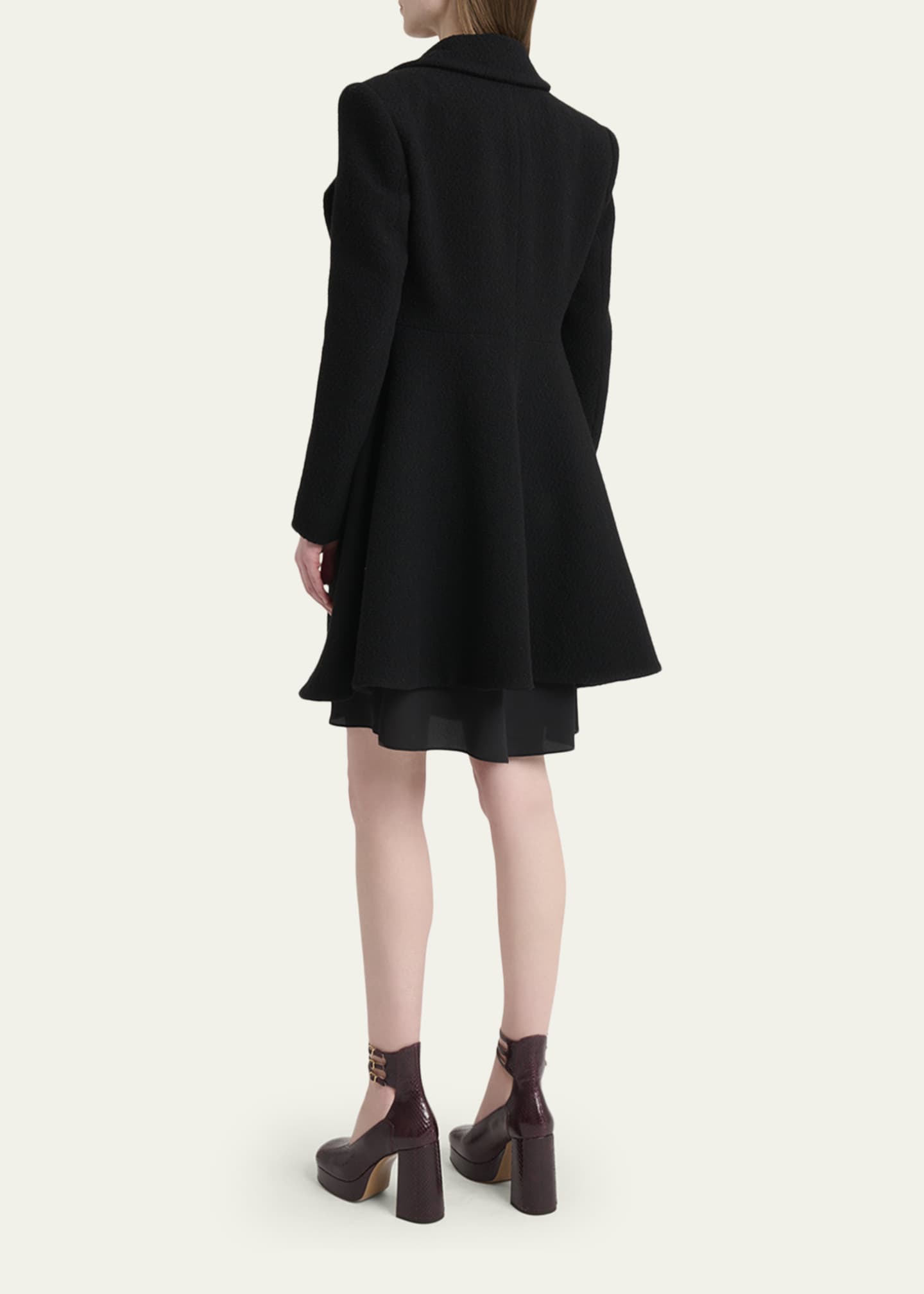 Chloe Boucle Wool-Blend Coat - Bergdorf Goodman