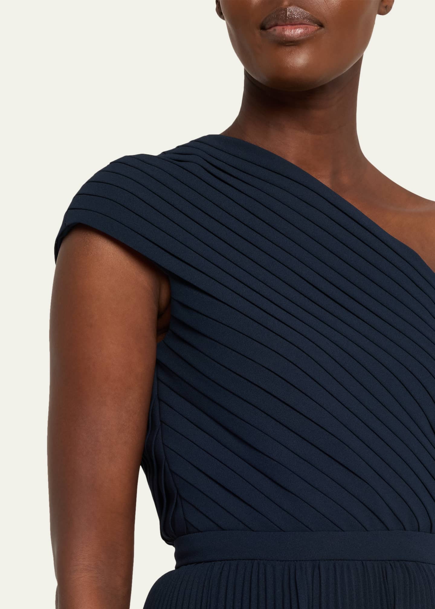 Michael Kors Collection Pleated One-Shoulder Gown - Bergdorf Goodman
