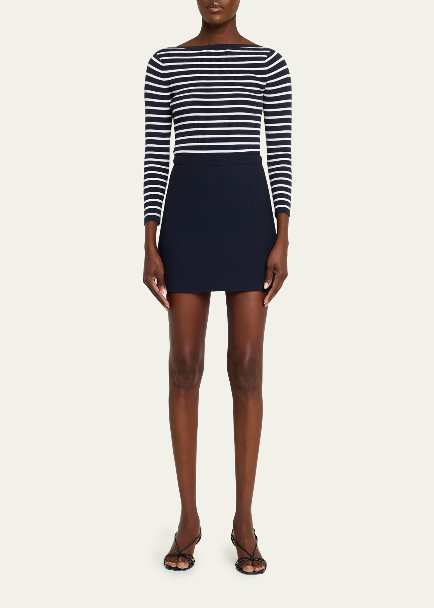 Michael Kors Collection Wool Crepe Mini Skirt - Bergdorf Goodman