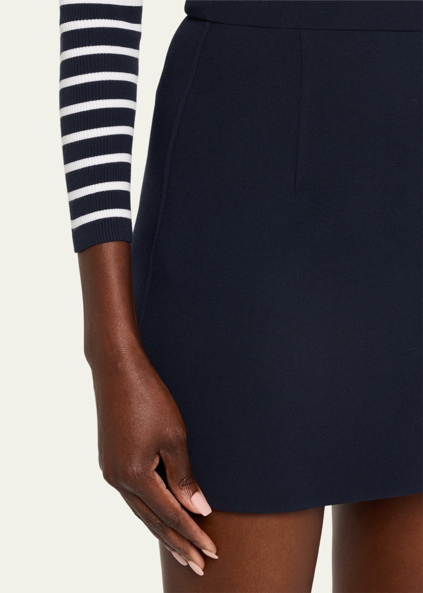 Michael Kors Collection Wool Crepe Mini Skirt - Bergdorf Goodman