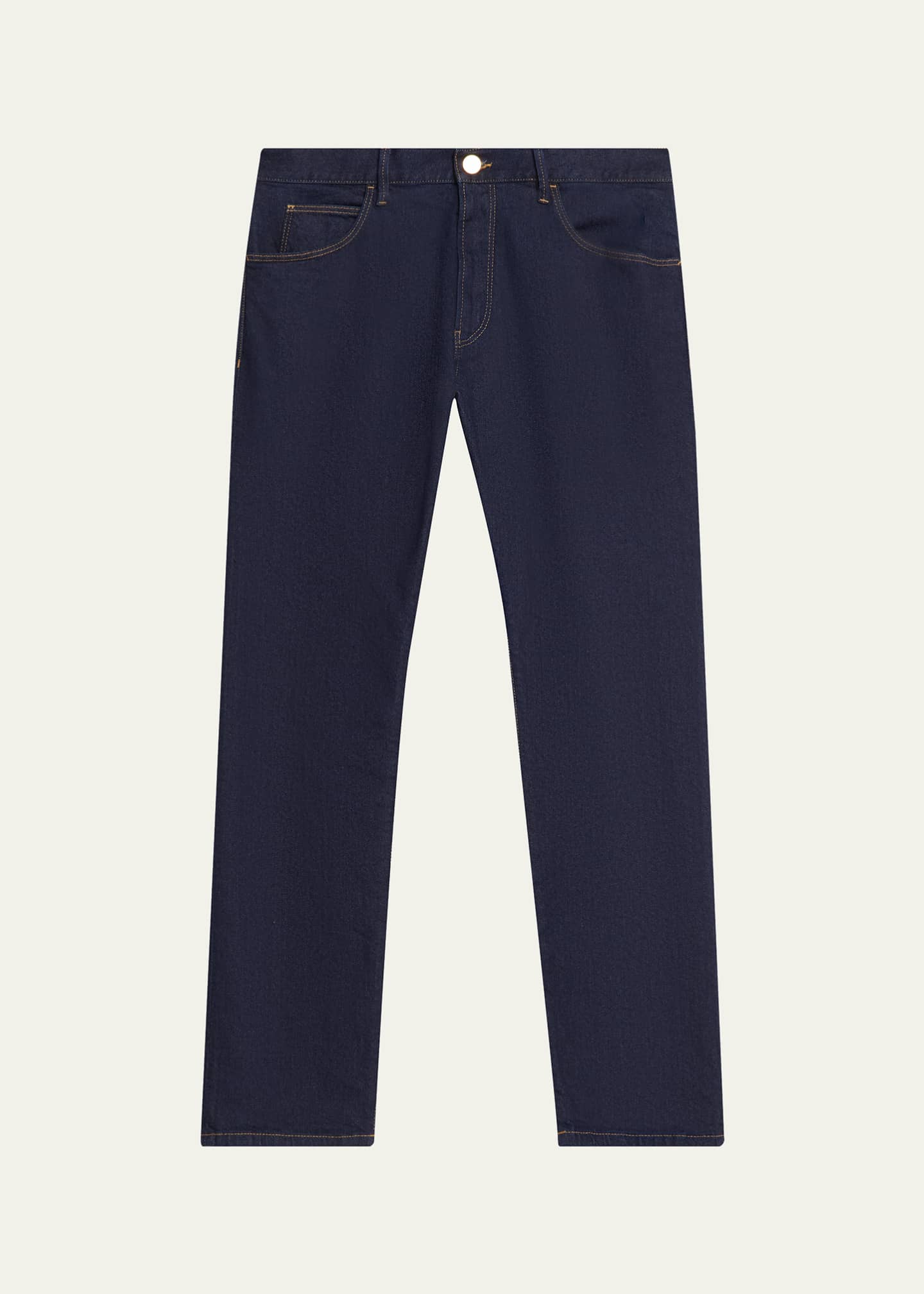 Giorgio Armani Men's Dark-Wash Denim Straight-Leg Jeans - Bergdorf