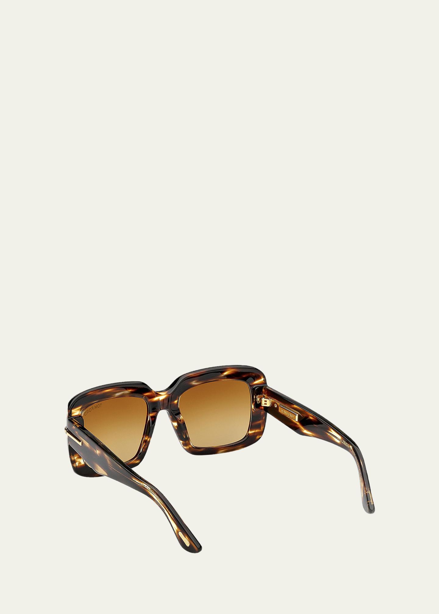 TOM FORD Icon 53mm Acetate Square Sunglasses - Bergdorf Goodman