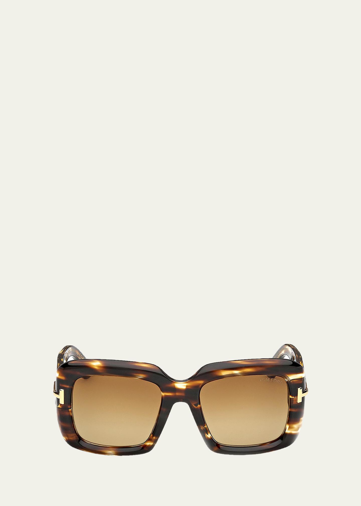 TOM FORD Icon 53mm Acetate Square Sunglasses - Bergdorf Goodman