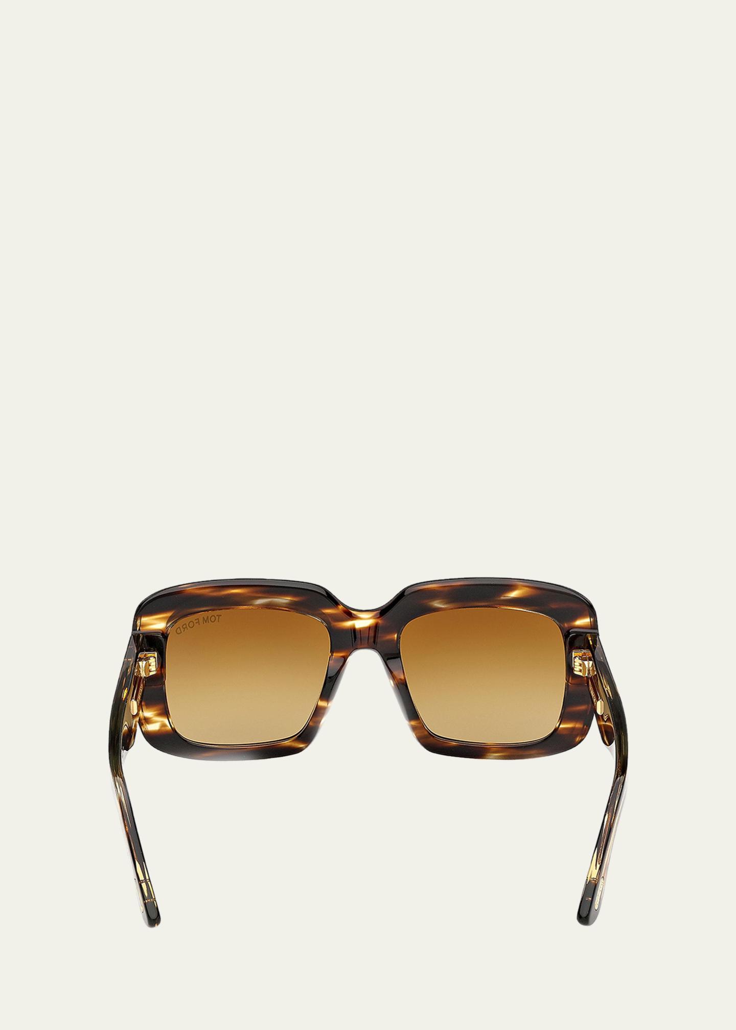 TOM FORD Icon 53mm Acetate Square Sunglasses - Bergdorf Goodman