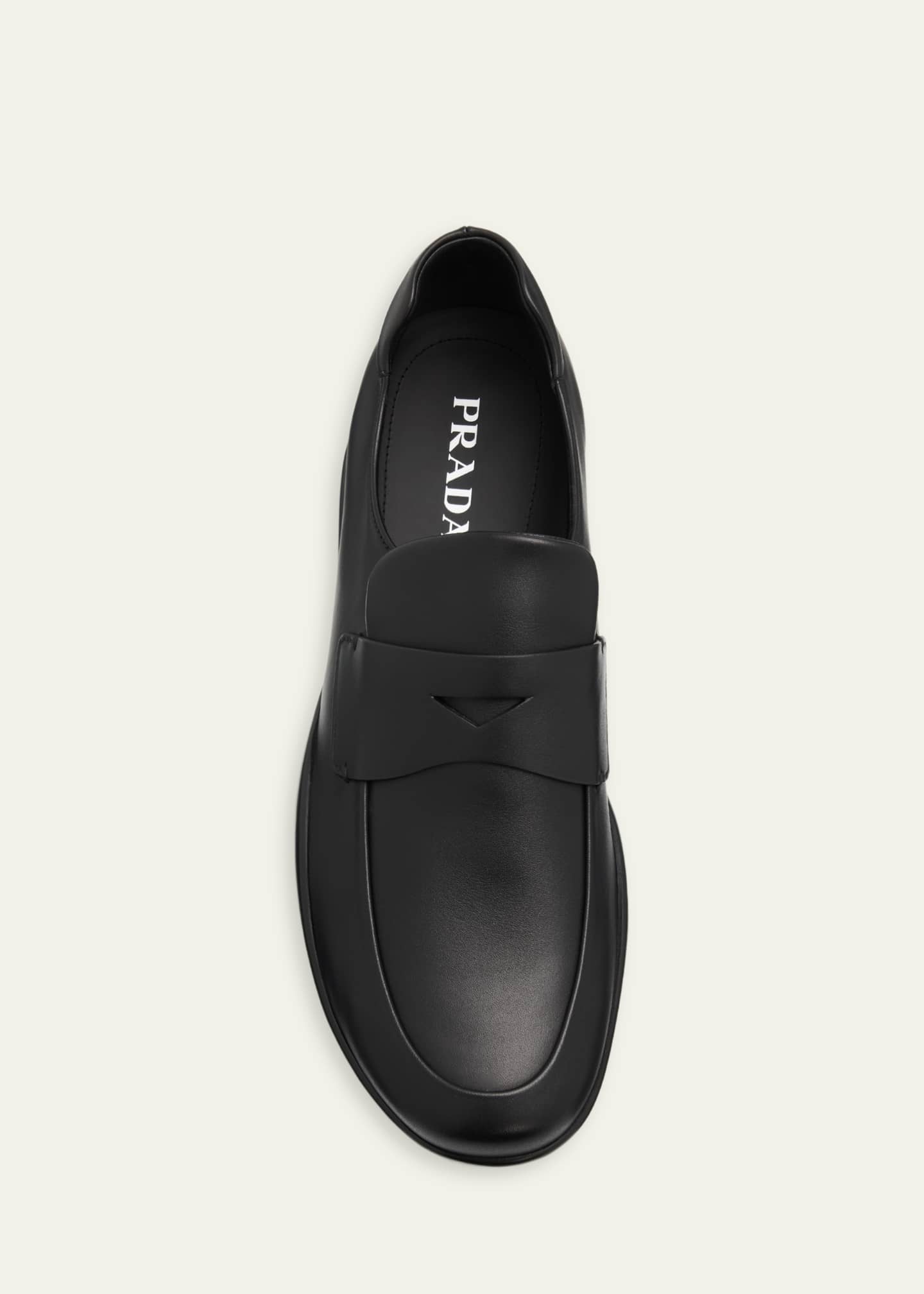 Prada Men's Toblach Calf Leather Loafers - Bergdorf Goodman