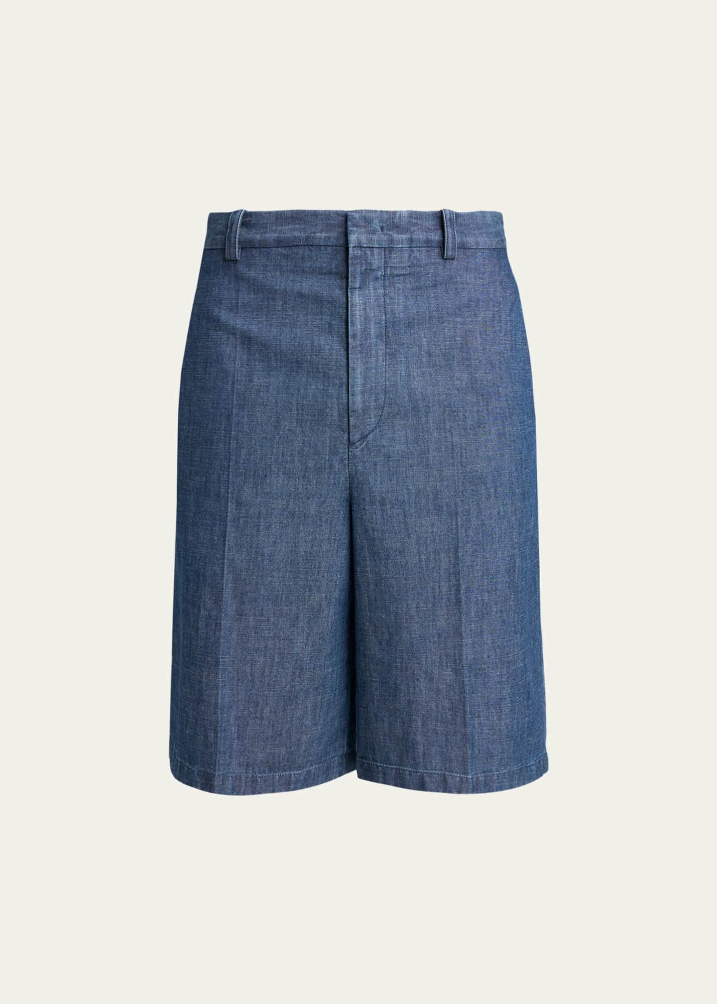 Jil Sander Men's Oversized-Fit Denim Bermuda Shorts - Bergdorf Goodman