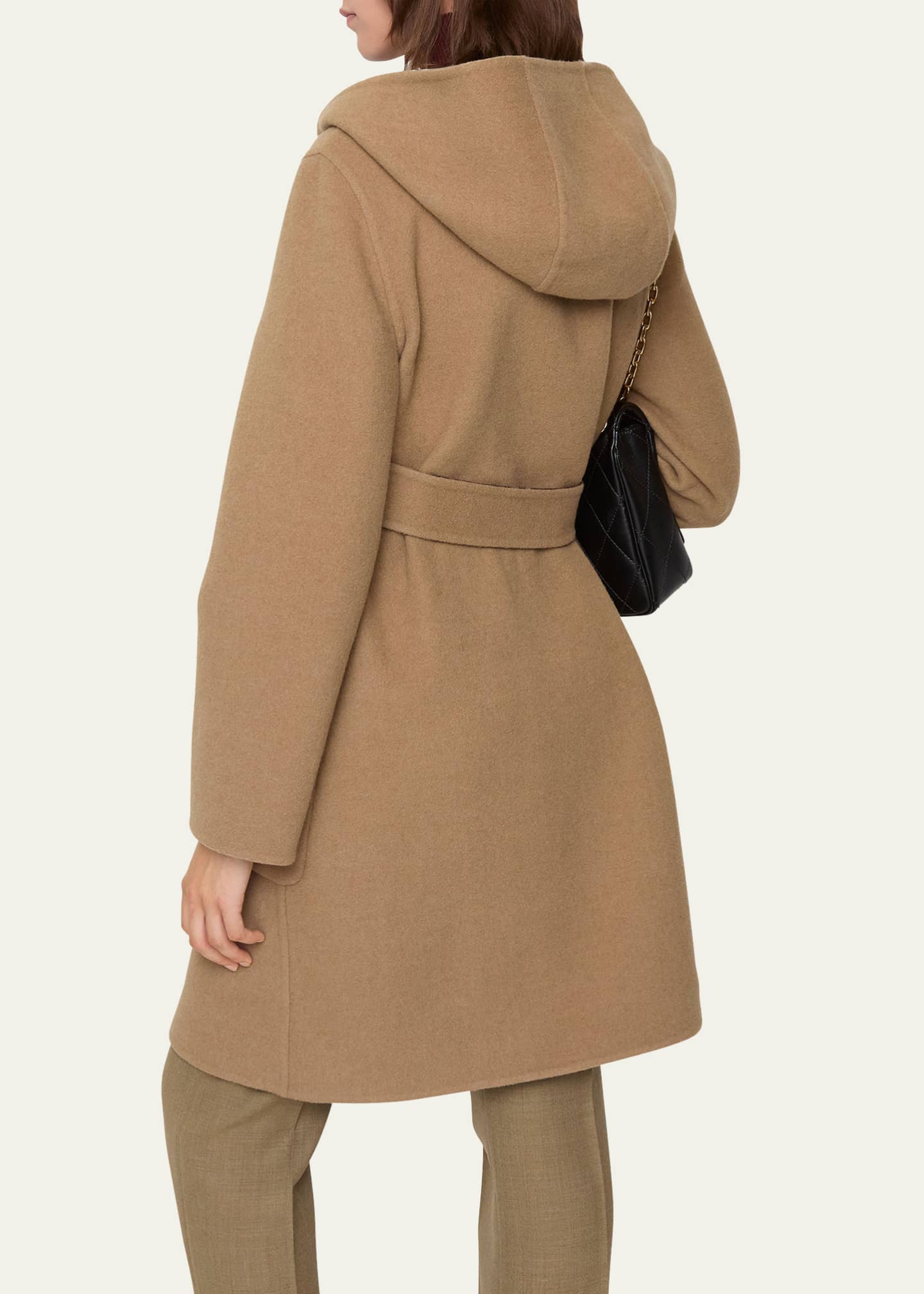 Burberry Hampshire Reversible Hooded Wrap Coat - Bergdorf Goodman