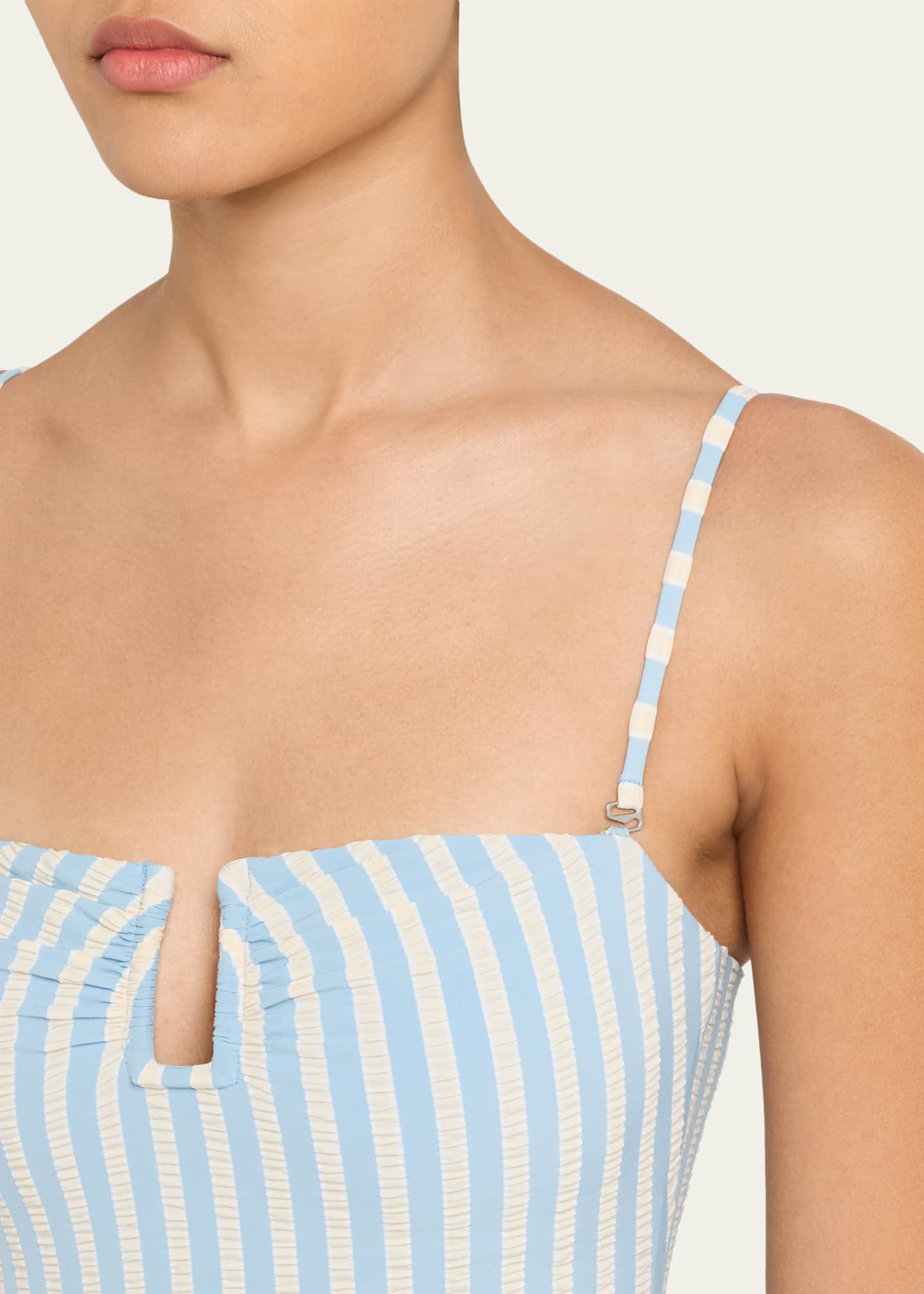 SIMKHAI Noa Bandeau One-Piece Swimsuit - Bergdorf Goodman