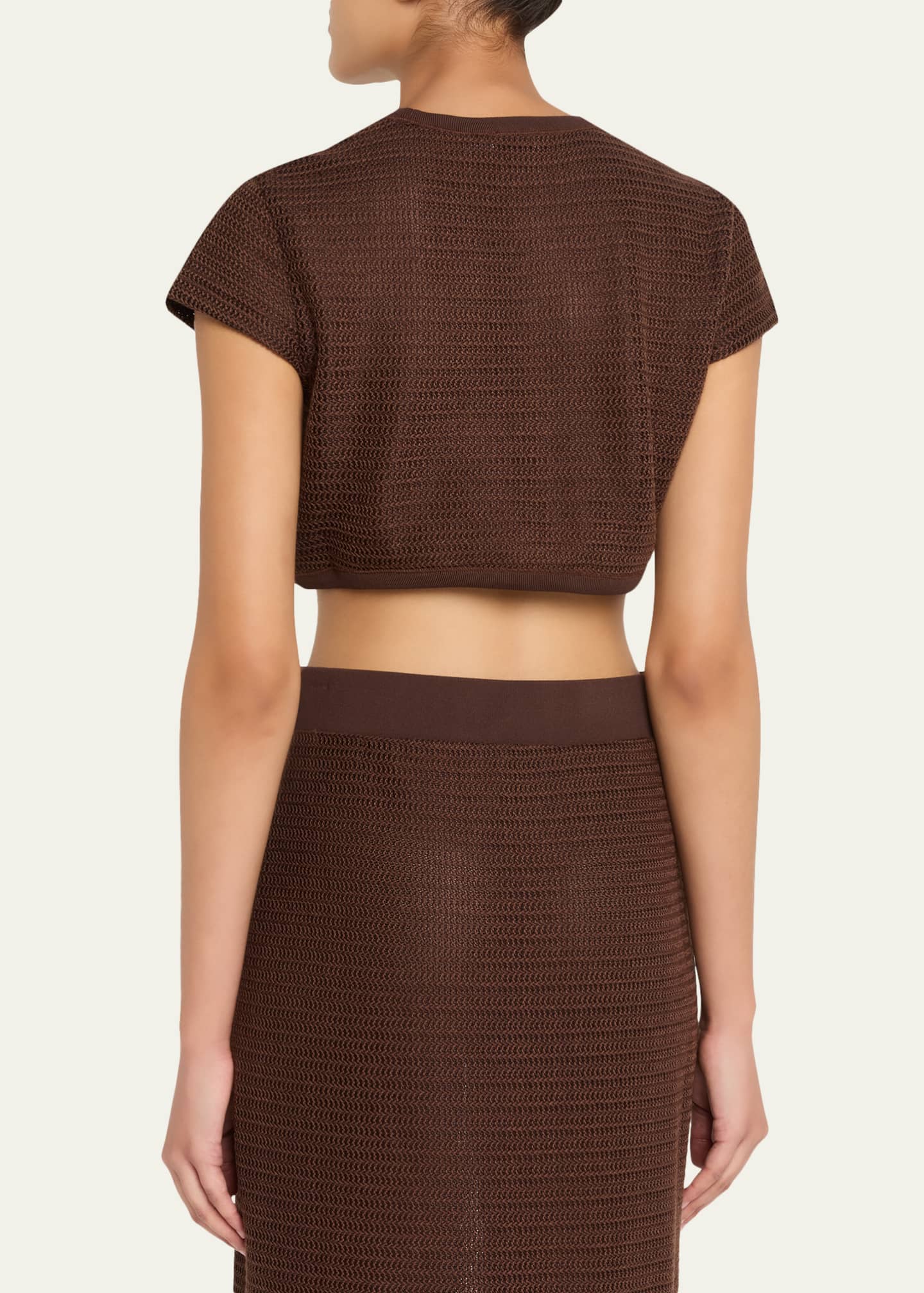 SIMKHAI Nicky Knit Midi Skirt - Bergdorf Goodman