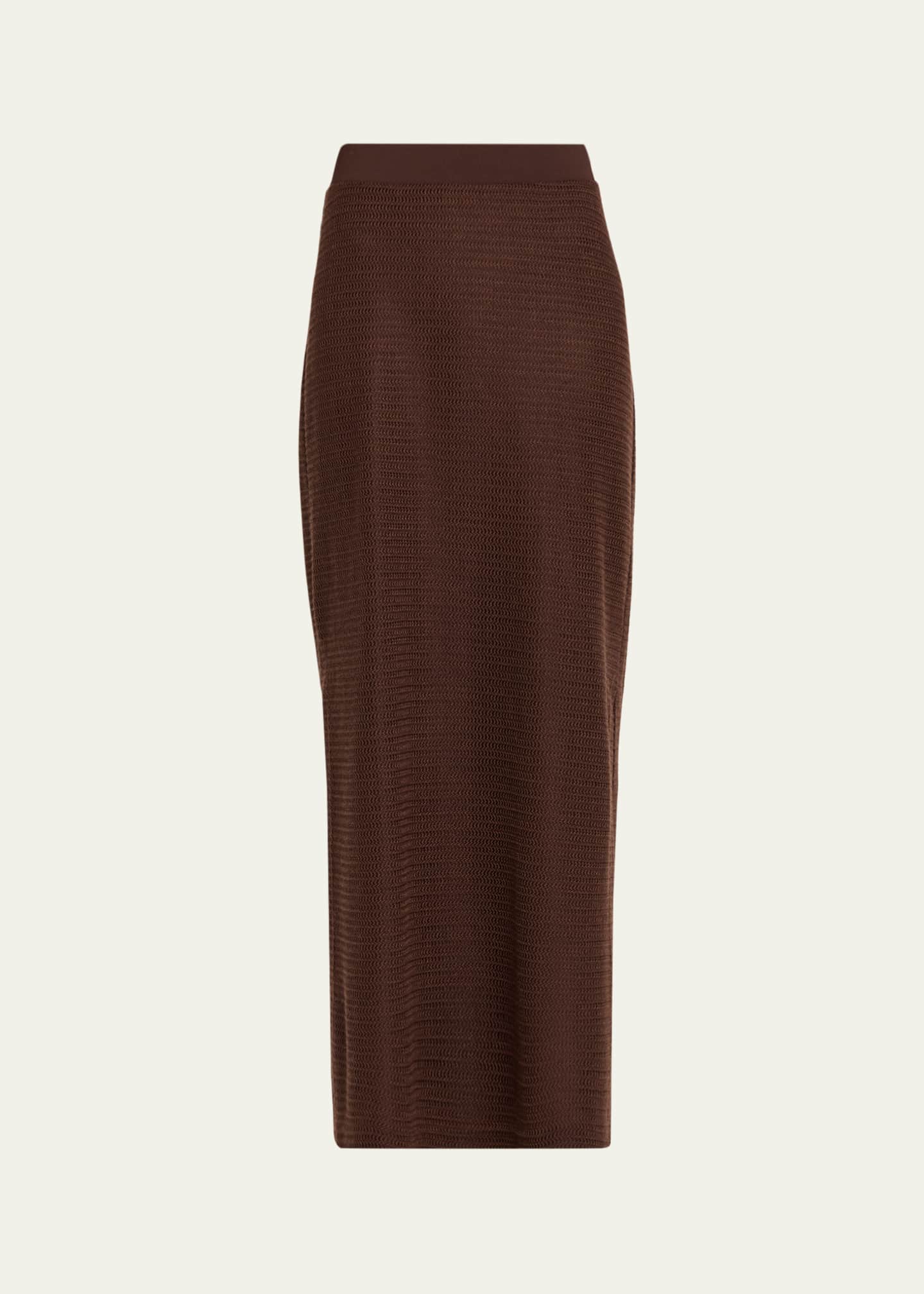 SIMKHAI Nicky Knit Midi Skirt - Bergdorf Goodman