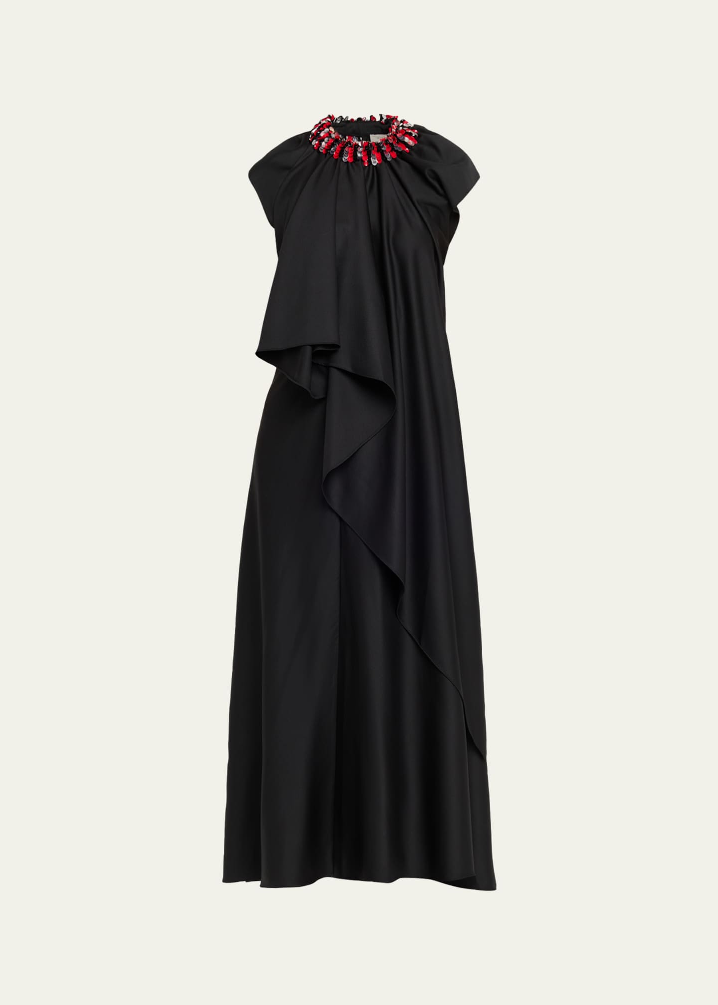 black long sleeve dress mini Marienne Black Velvet Sequin Long Sleeve Mini Dress - US 6