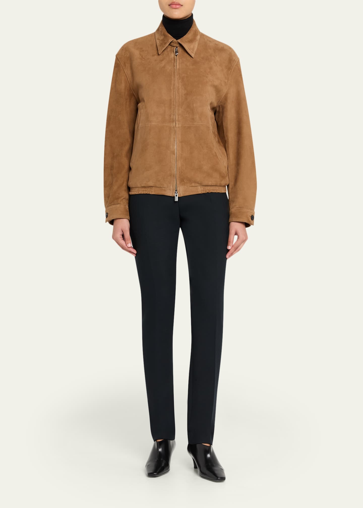 TONYWACK Blouson Goat Suede Jacket - Bergdorf Goodman