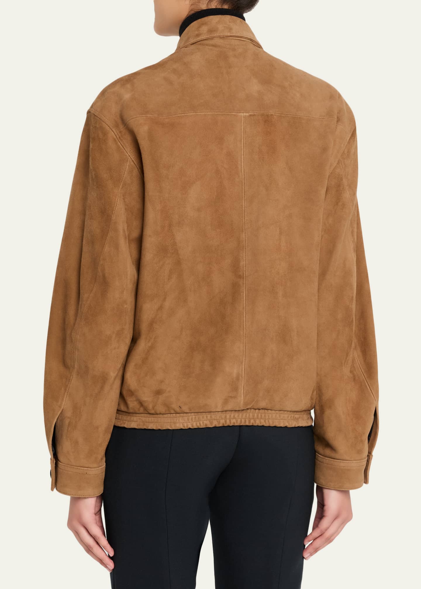 TONYWACK Blouson Goat Suede Jacket - Bergdorf Goodman
