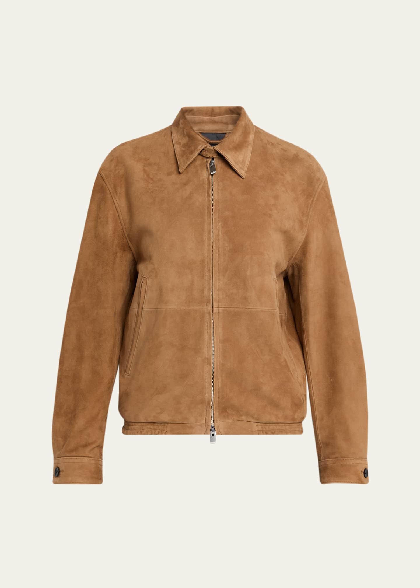 TONYWACK Blouson Goat Suede Jacket - Bergdorf Goodman