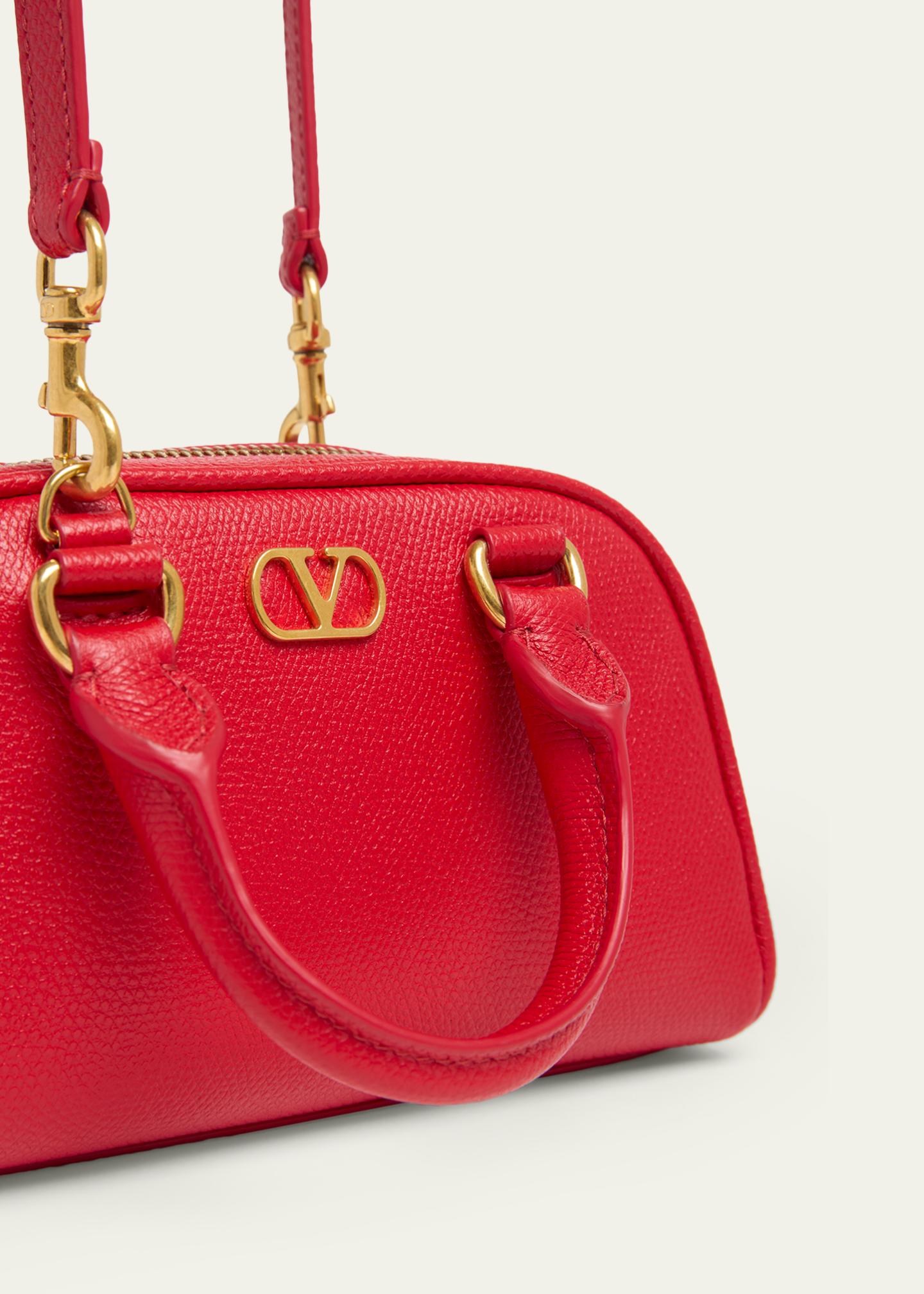 Valentino Garavani Dome Mini Leather Top-Handle Bag - Bergdorf Goodman