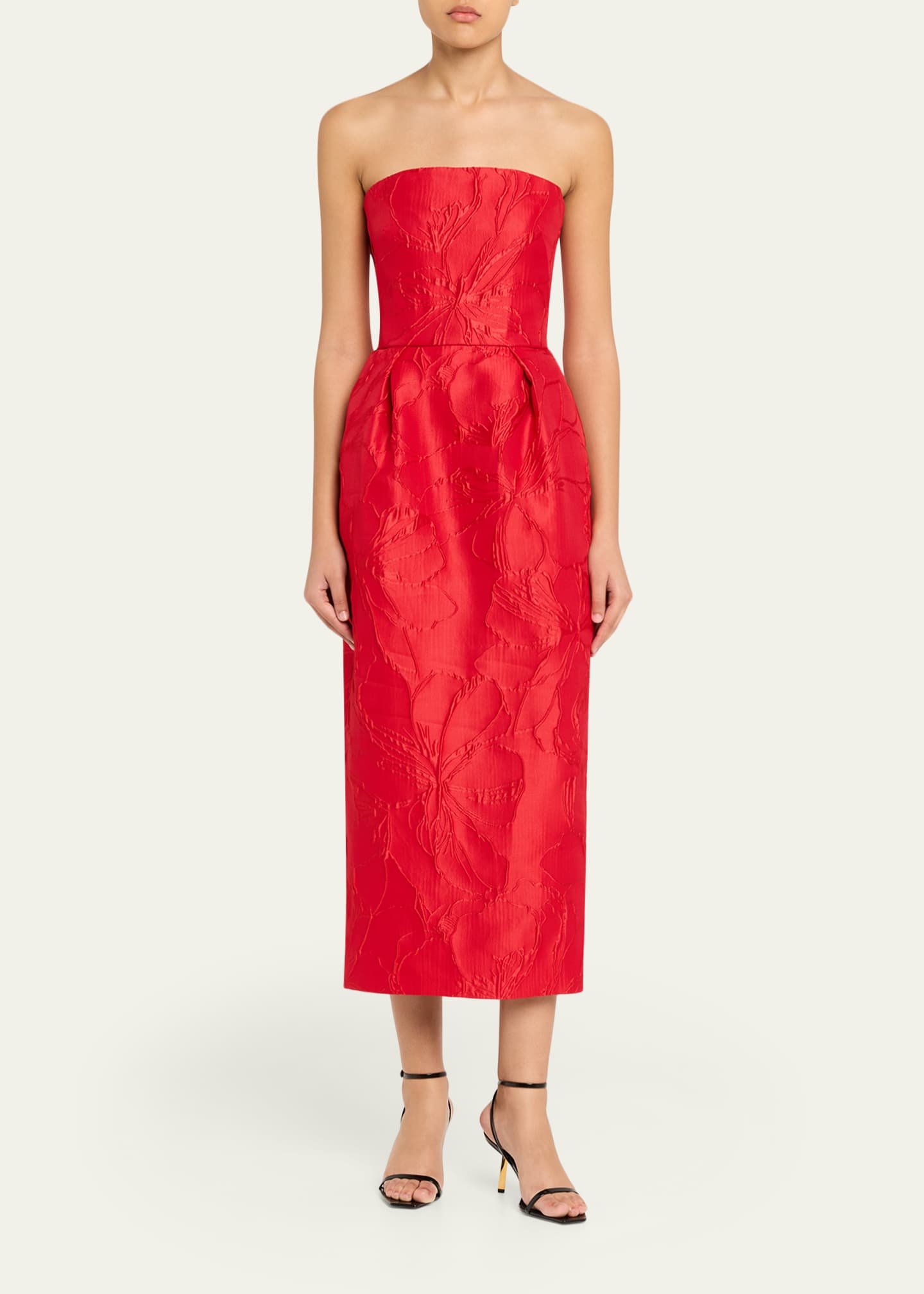 knee length dresses for ladies Jolie Midi Dress by ML Monique Lhuillier main image 1